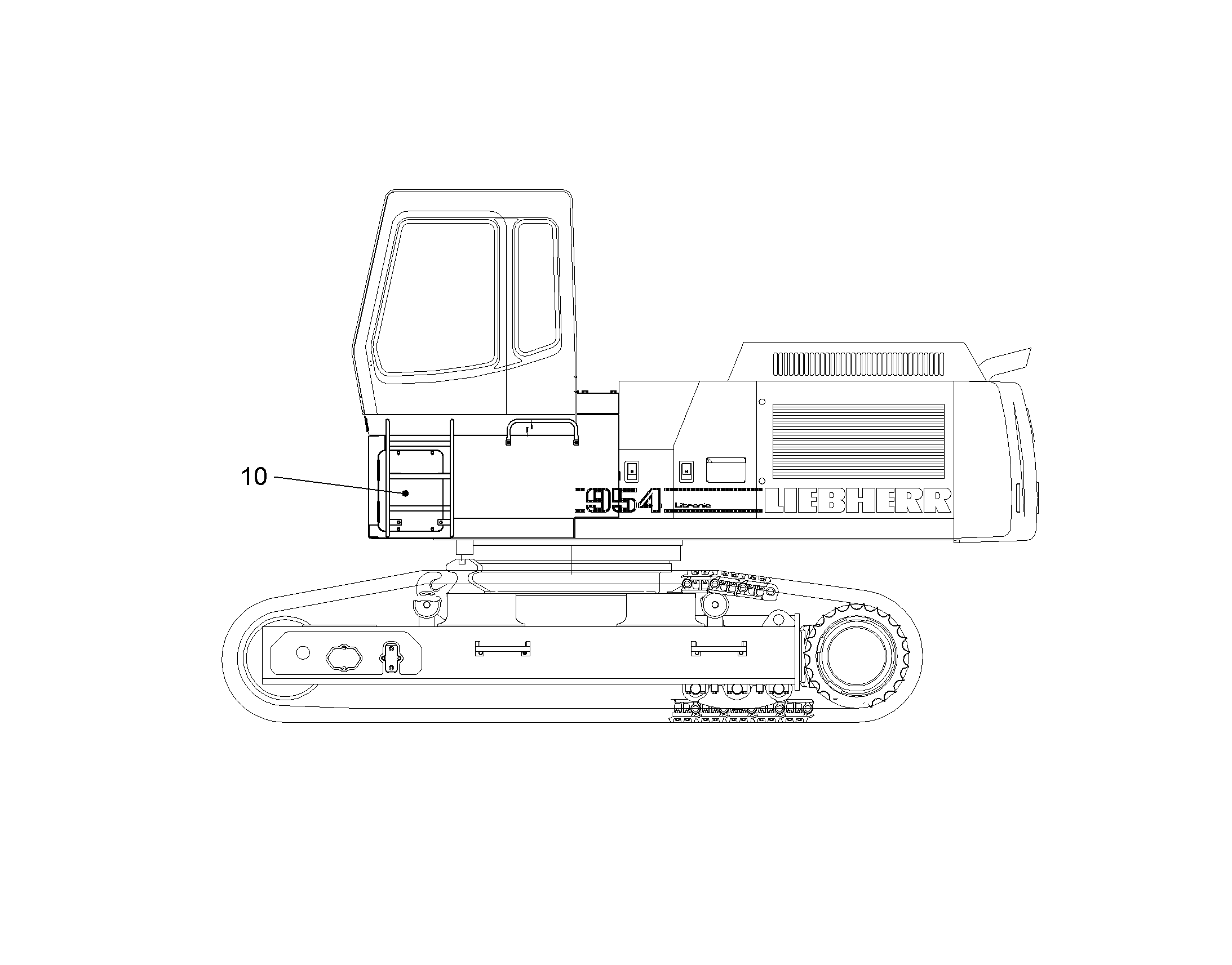ВОЗВЫШЕНИЕ КАБИНЫ 800 MM 9897263 LIEBHERR