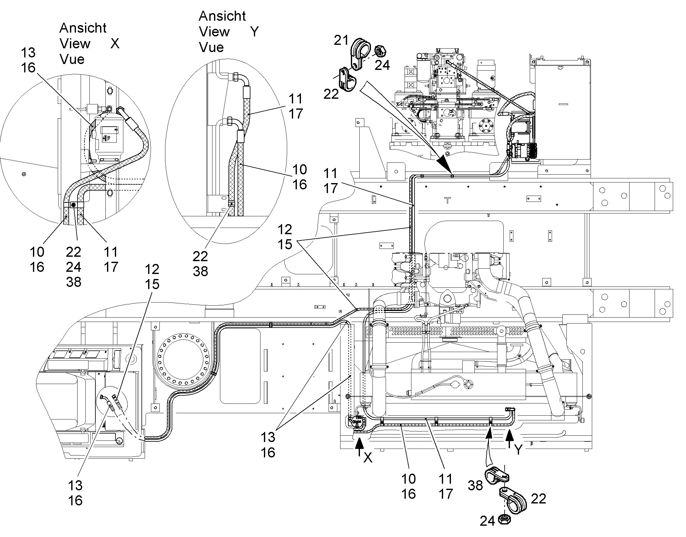 ШЛАНГ 8X4900 10035491 LIEBHERR