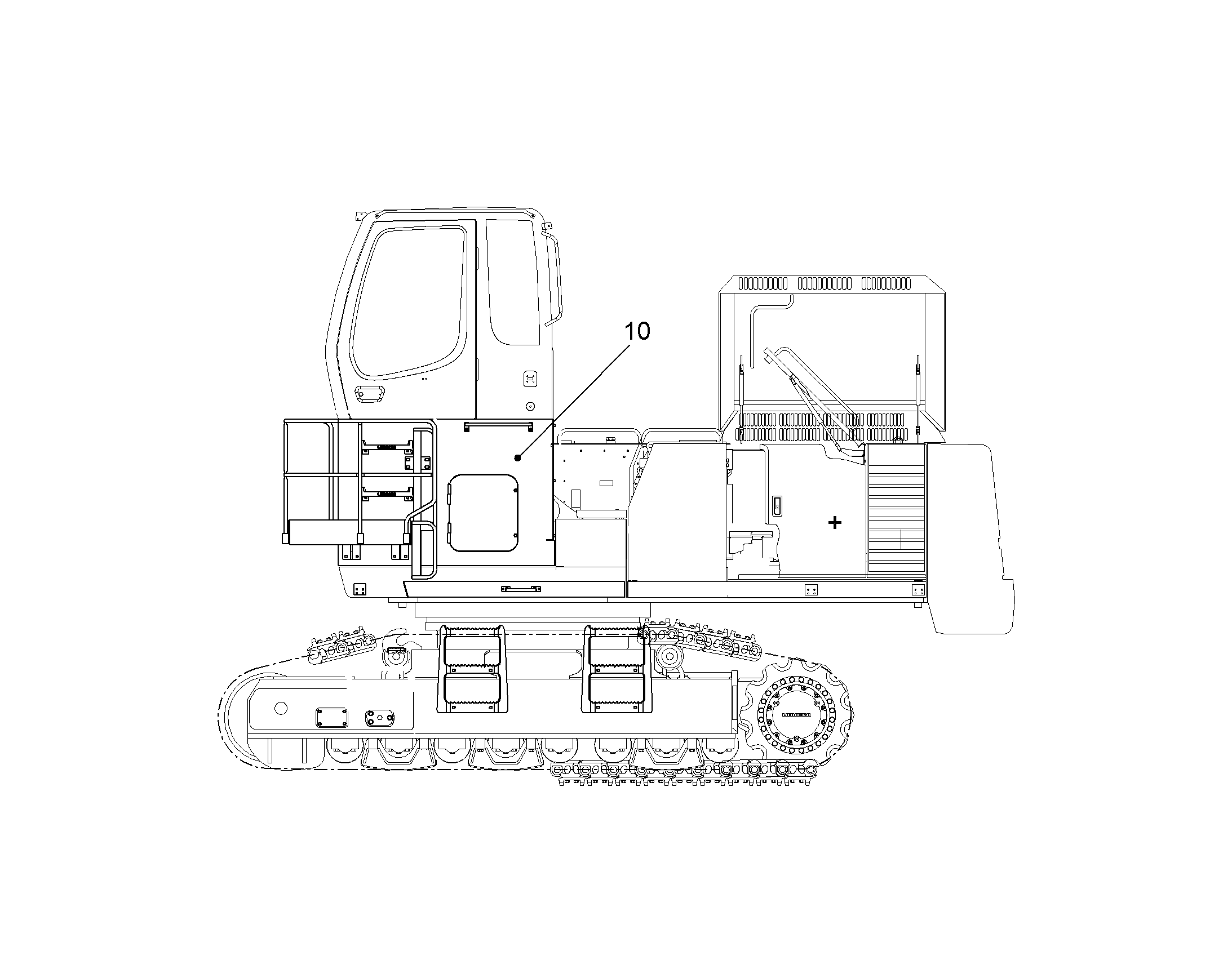 ВОЗВЫШЕНИЕ КАБИНЫ 1200MM 10358075 LIEBHERR