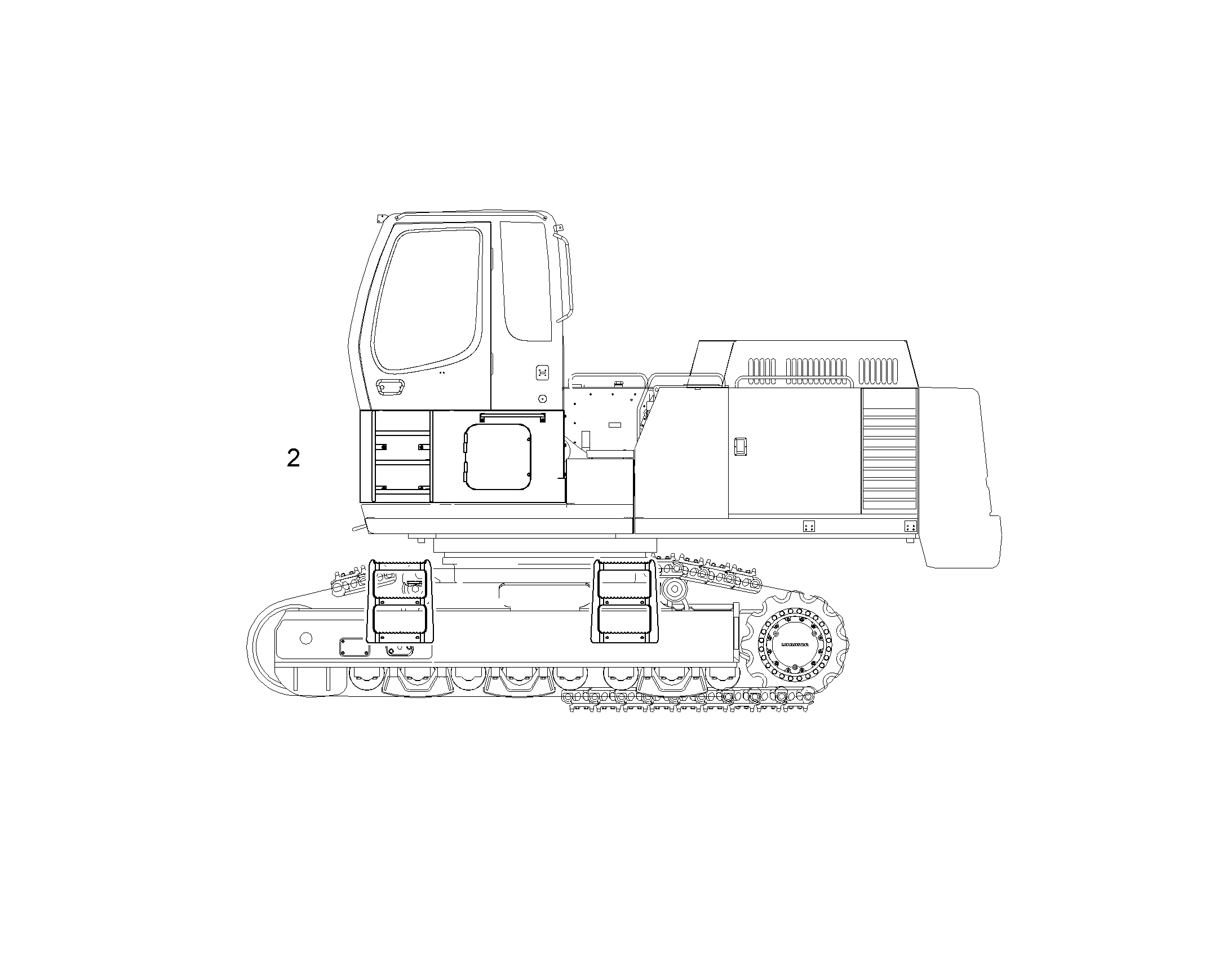 ВОЗВЫШЕНИЕ КАБИНЫ 800MM 10358048 LIEBHERR
