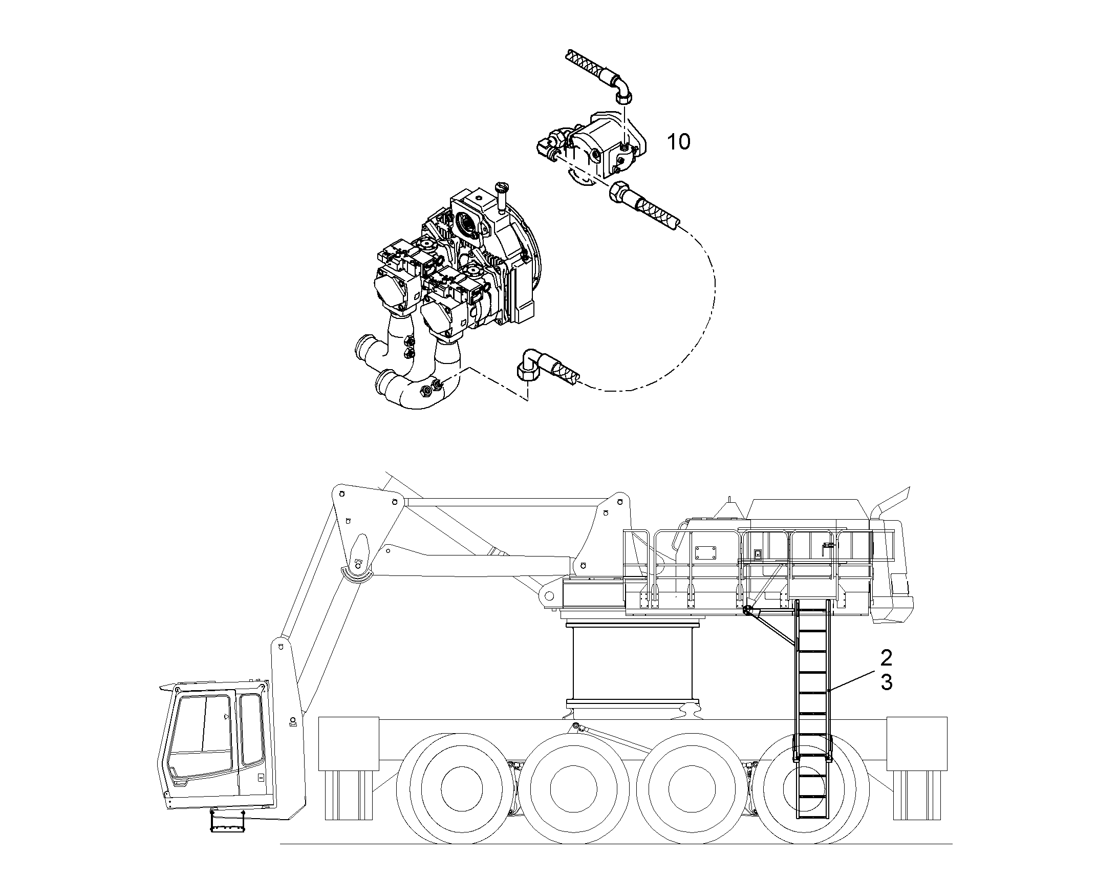 ГИДРАВЛИЧЕСКАЯ СИСТЕМА 9948345 LIEBHERR