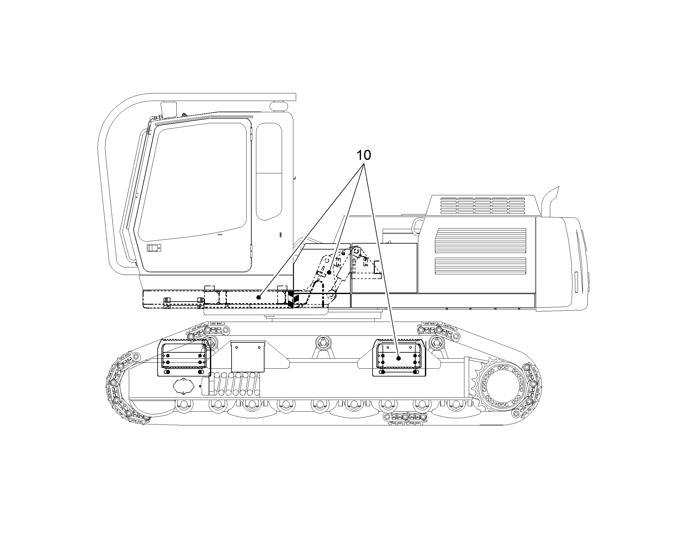 МЕХАНИЗМ ОПРОКИДЫВАЮЩИЙ 30° 10067421 LIEBHERR