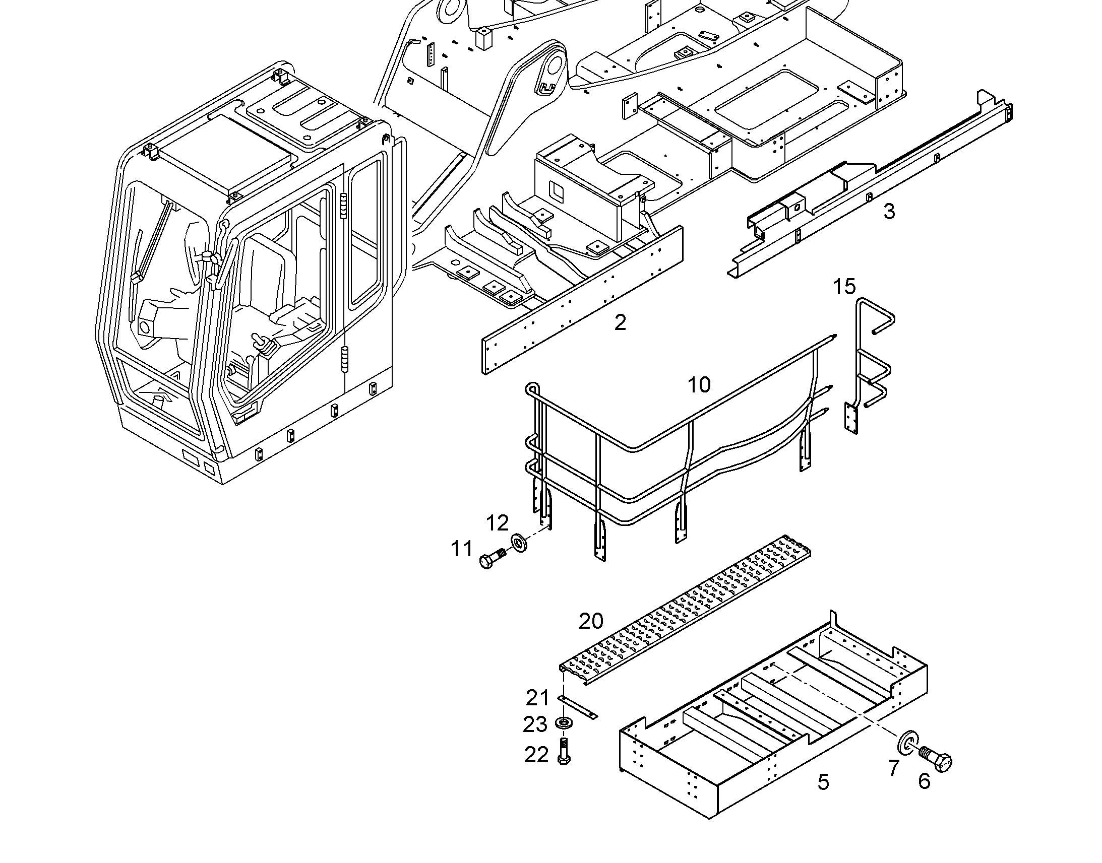 ПЕРЕОБОРУД. ПОВОР. ПЛАТФОРМЫ 9928759 LIEBHERR