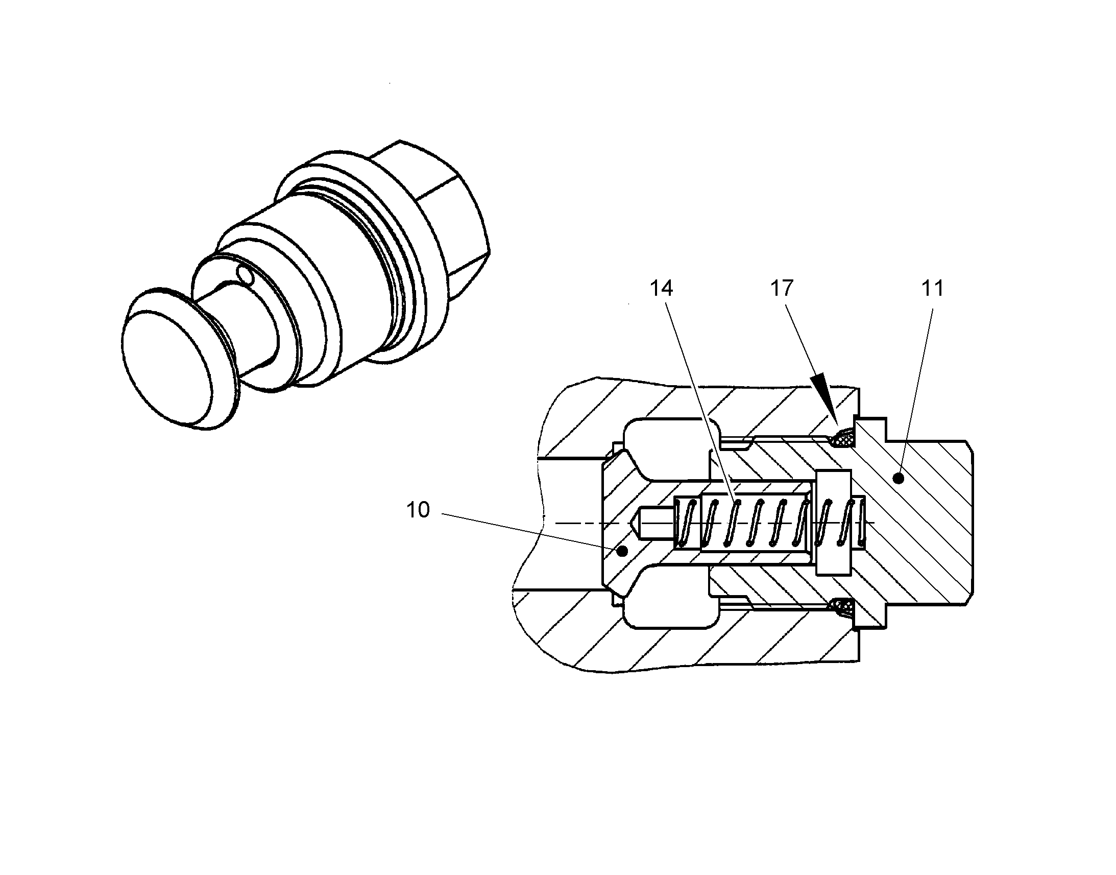 ЗАГЛУШКА РЕЗЬБОВАЯ M26X1,5 ETG 100 9073245 LIEBHERR
