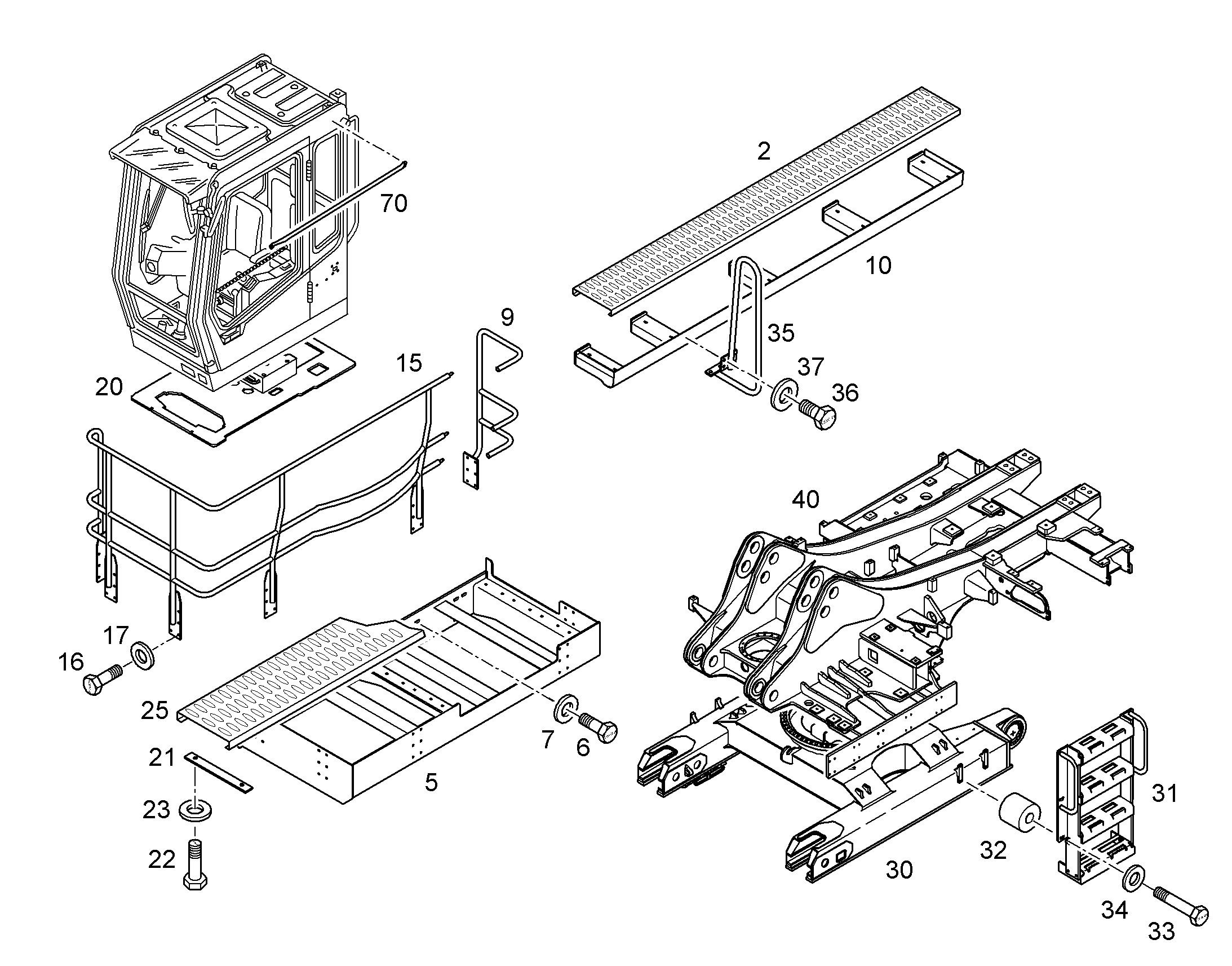 ПЕРЕОБОРУД. ПОВОР. ПЛАТФОРМЫ 10052240 LIEBHERR