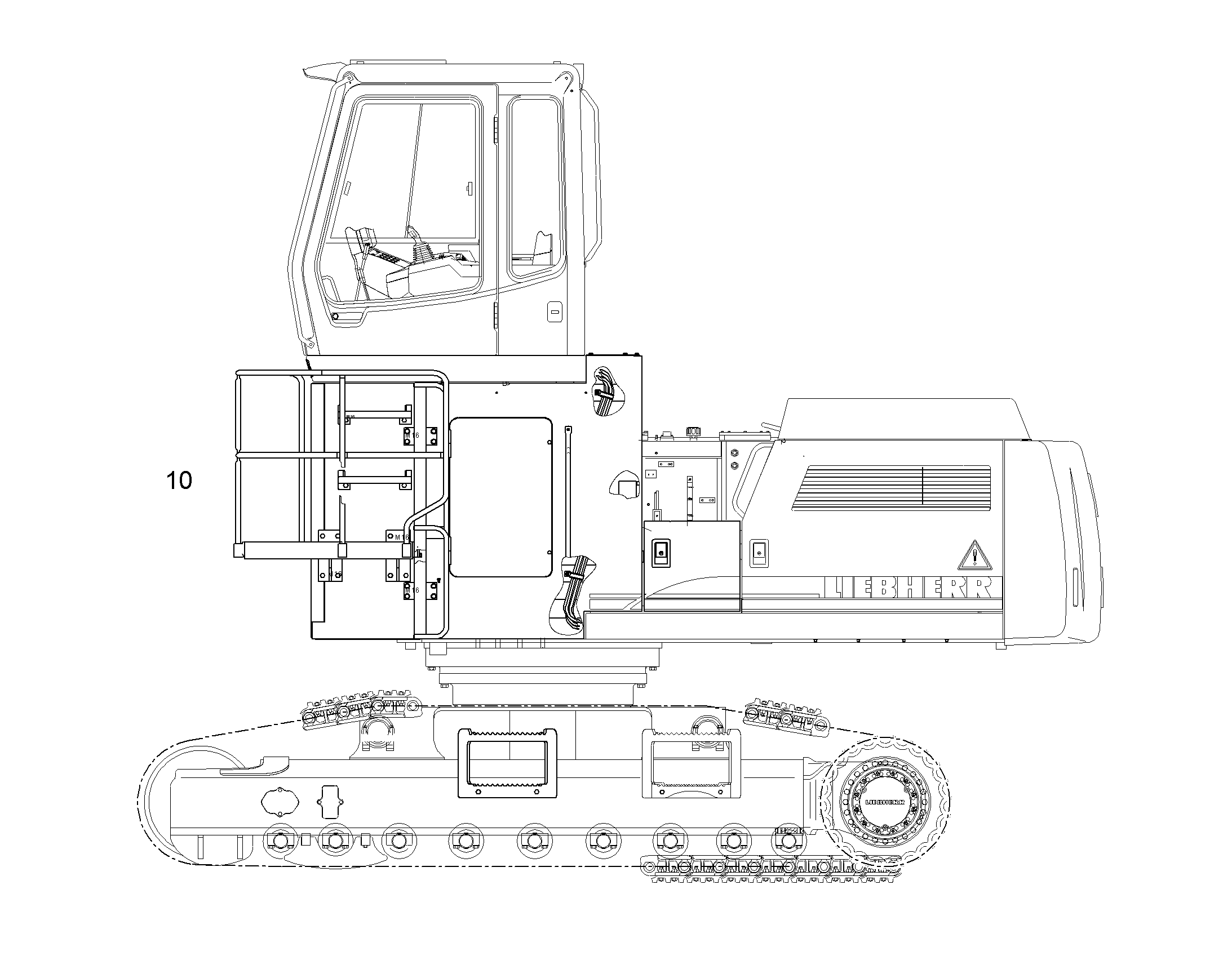 ВОЗВЫШЕНИЕ КАБИНЫ 1500MM 10053146 LIEBHERR