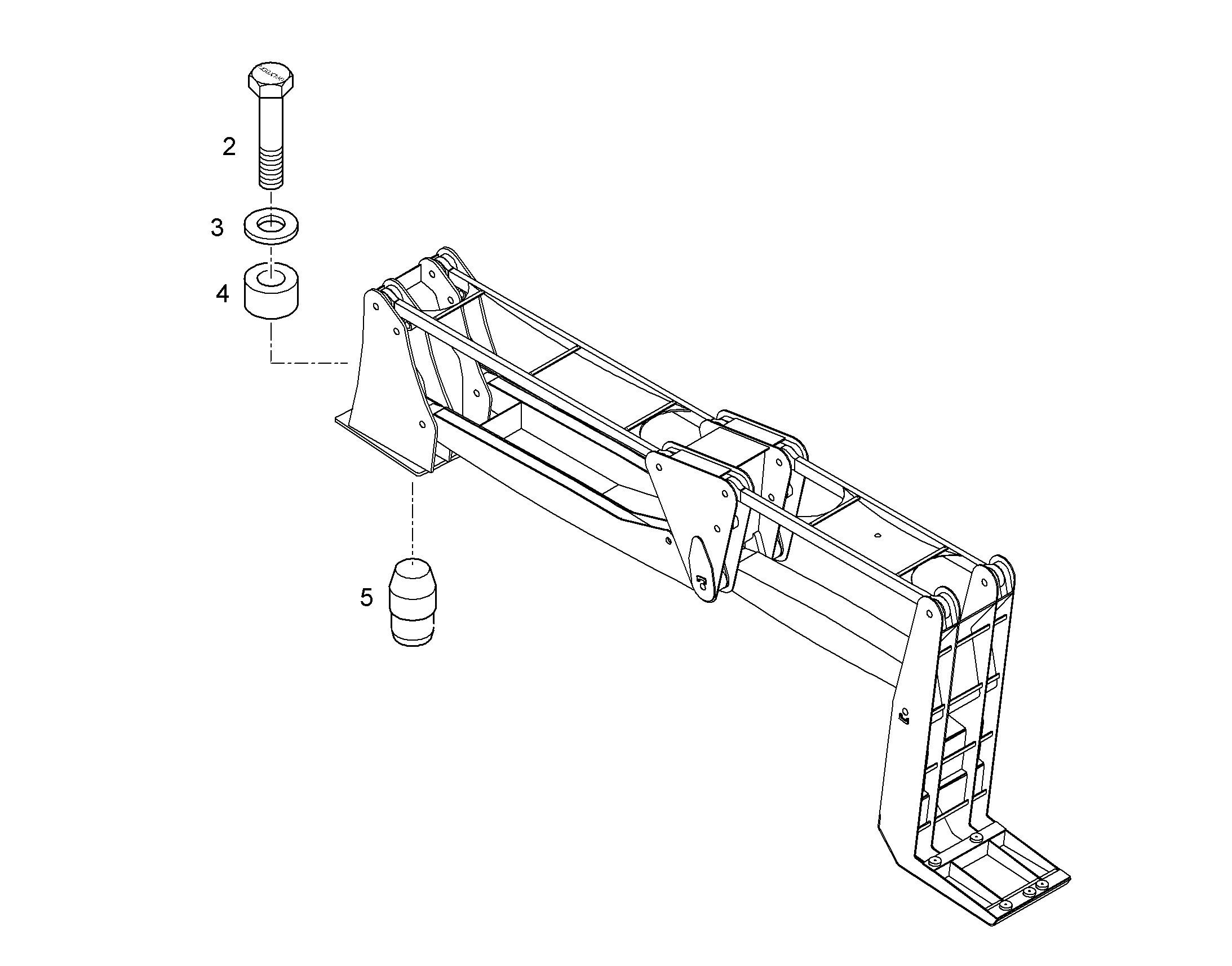 ГИЛЬЗА РАСПОРНАЯ 9838421 LIEBHERR