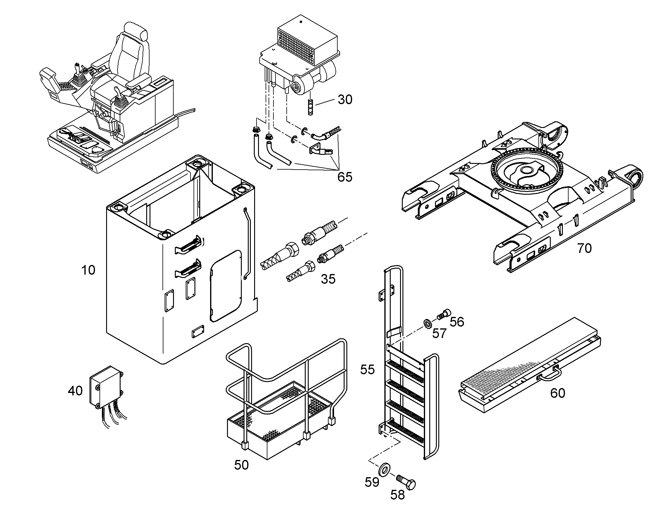 ЭЛЕКТРИЧЕСКАЯ УСТ.ВОЗВЫШЕНИЯ 3000MM 10055134 LIEBHERR