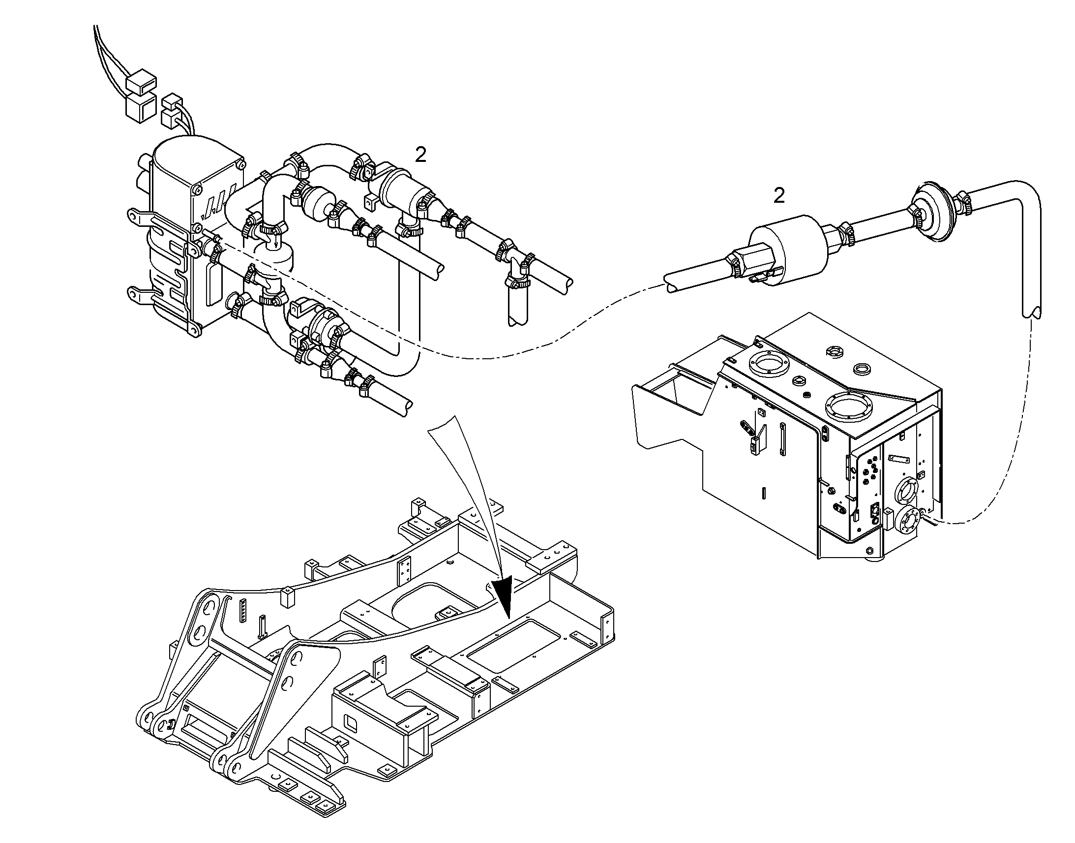 ОТОПЛ.ПРИ НЕРАБ. ДВИГАТЕЛЕ 9821284 LIEBHERR