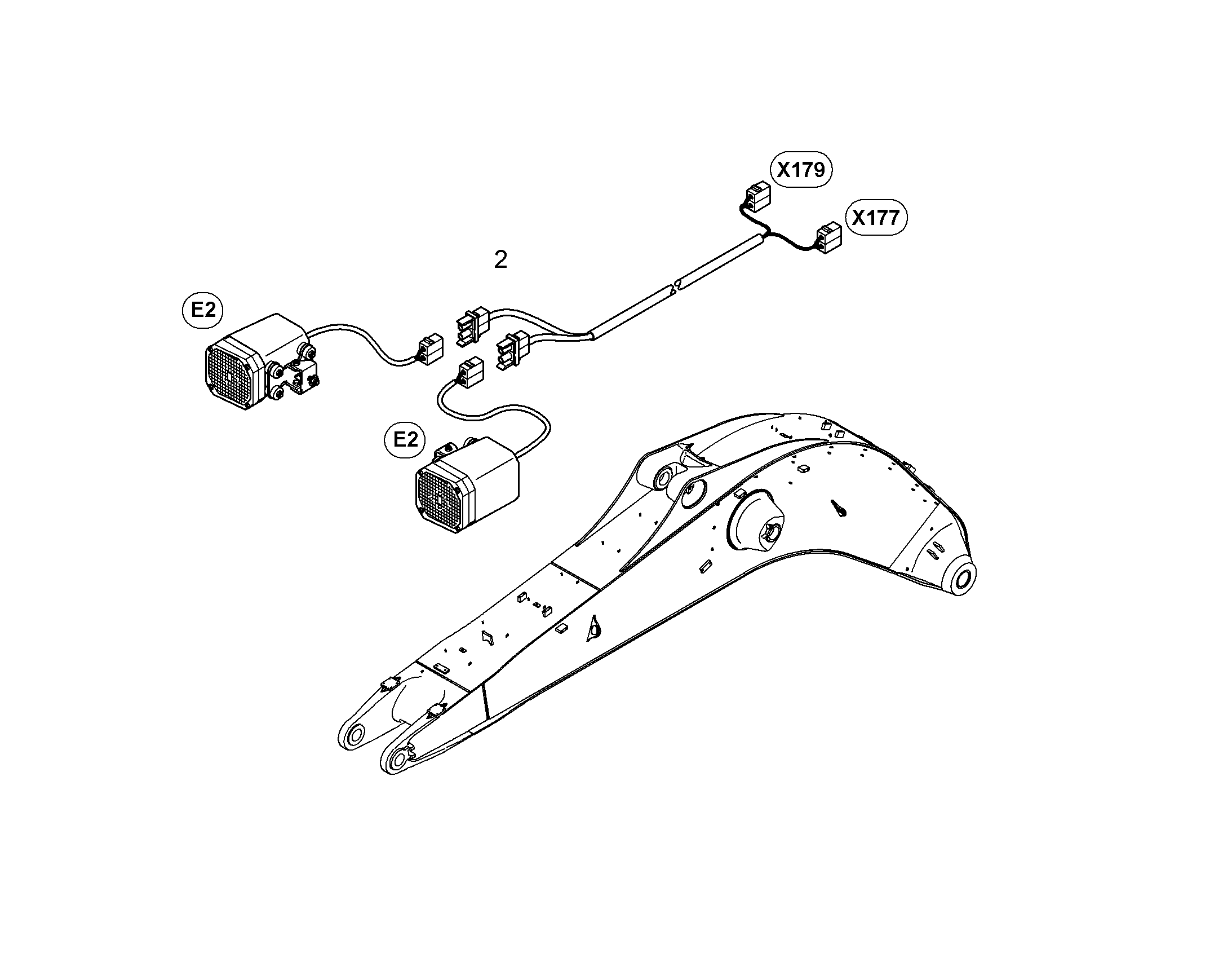 ПРОЖЕКТОР ДОПОЛНИТЕЛЬНЫЙ XENON 10056314 LIEBHERR