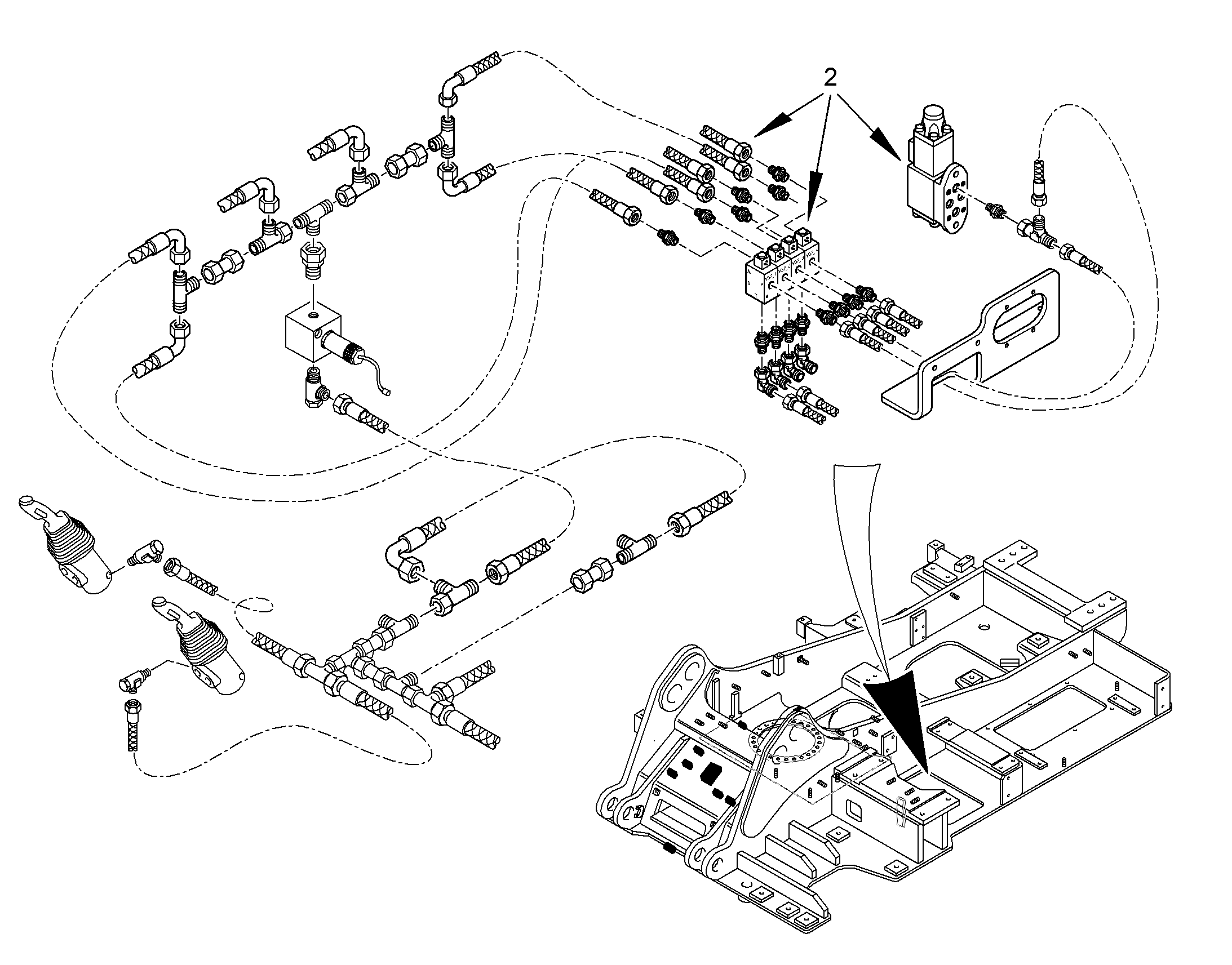 ПЕРЕКЛЮЧЕНИЕ УПРАВЛЕНИЕ AHS 10056841 LIEBHERR