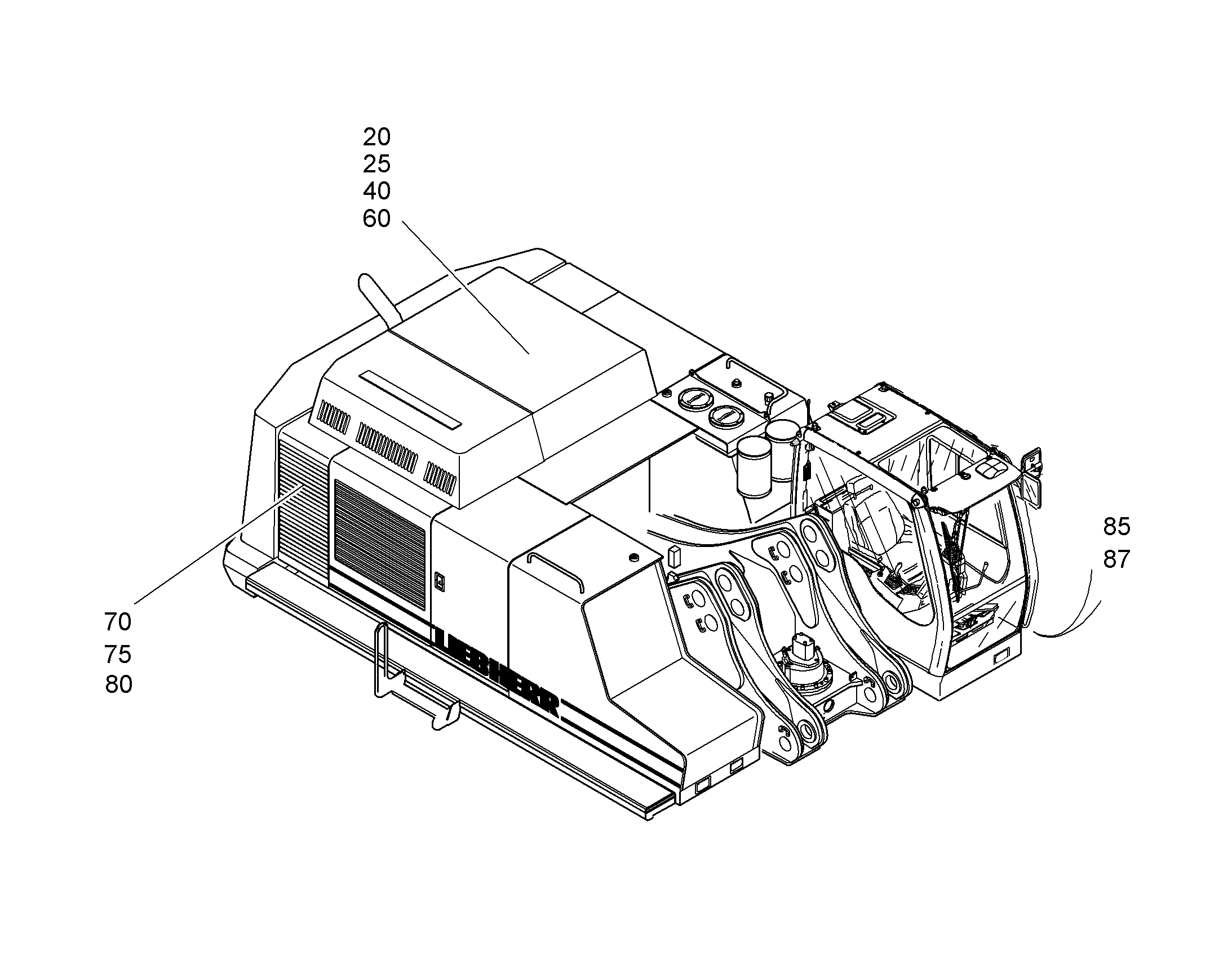 ГИДР. /ВСАСЫВАЮЩИЕ+ОБР. ШЛАНГИ 10054658 LIEBHERR