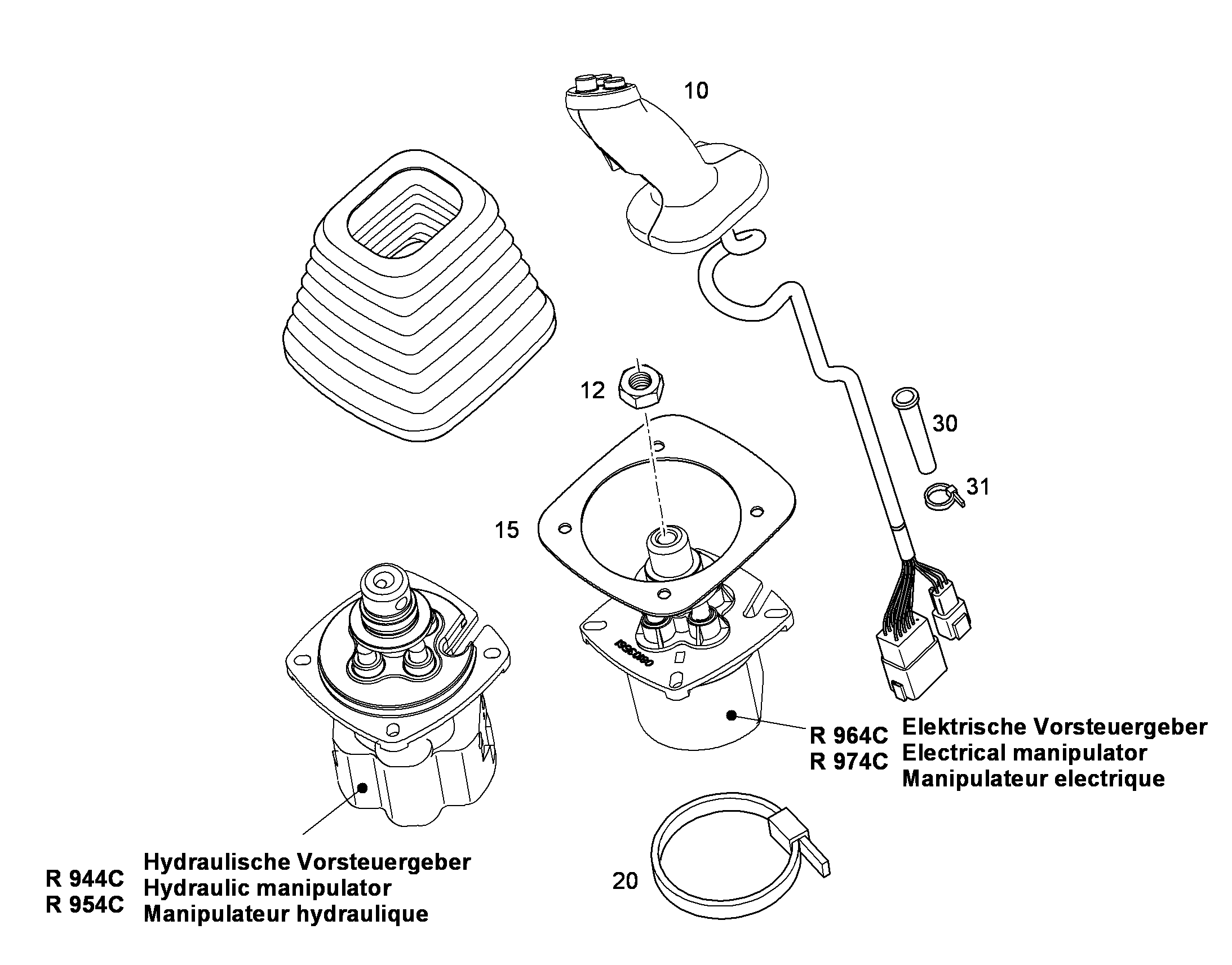 РУЧКА ЛЕВАЯ 12955374 LIEBHERR