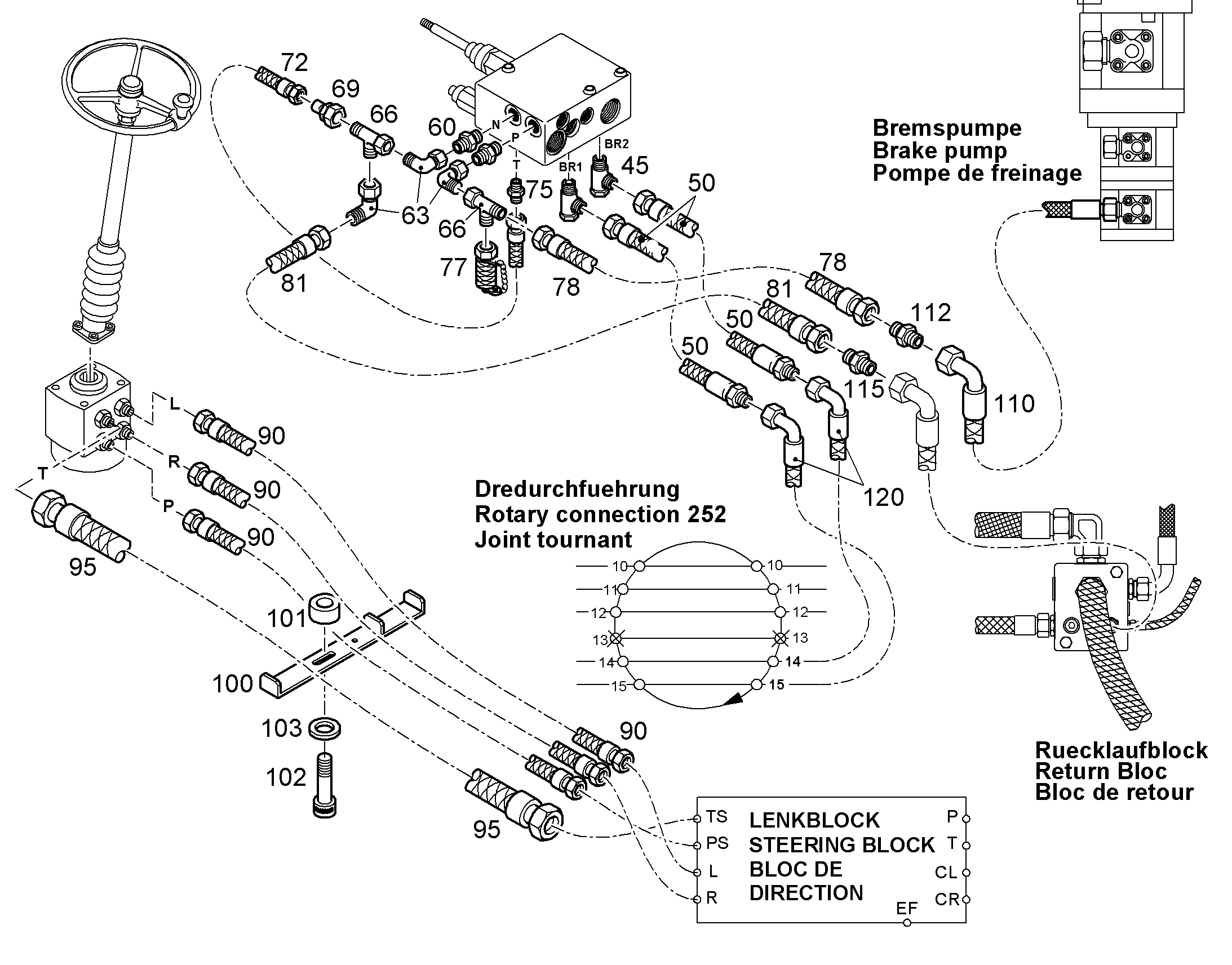 ШЛАНГ 10X1900 10296022 LIEBHERR