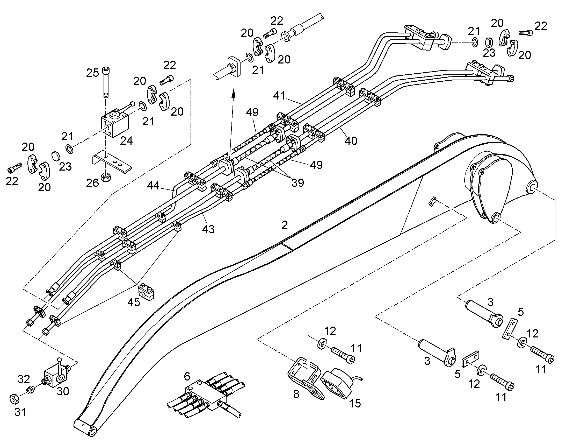 СМАЗОЧНЫЕ ЛИНИИ УСТАНОВКА 10049433 LIEBHERR