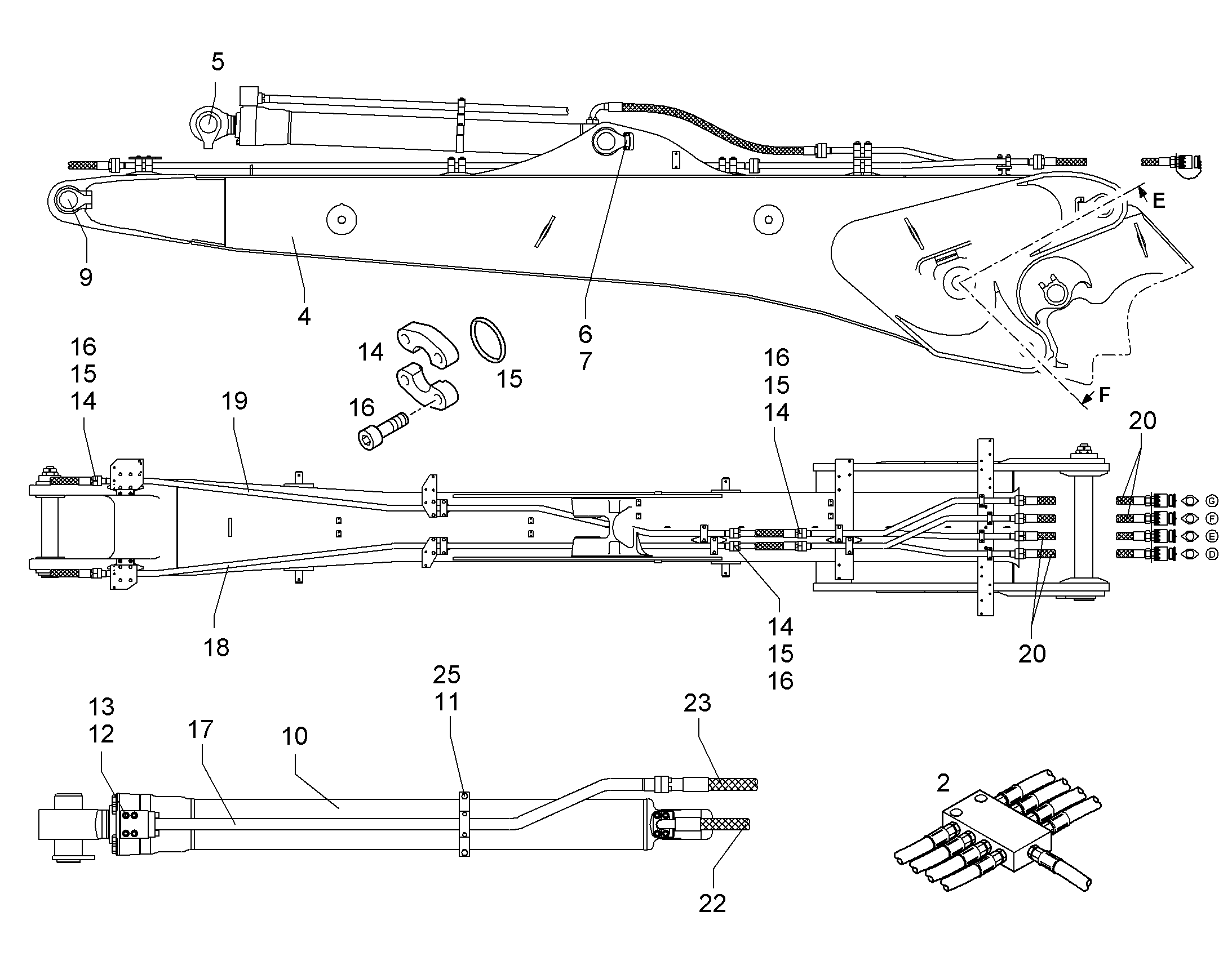 СМАЗОЧНЫЕ ЛИНИИ УСТАНОВКА 10054671 LIEBHERR