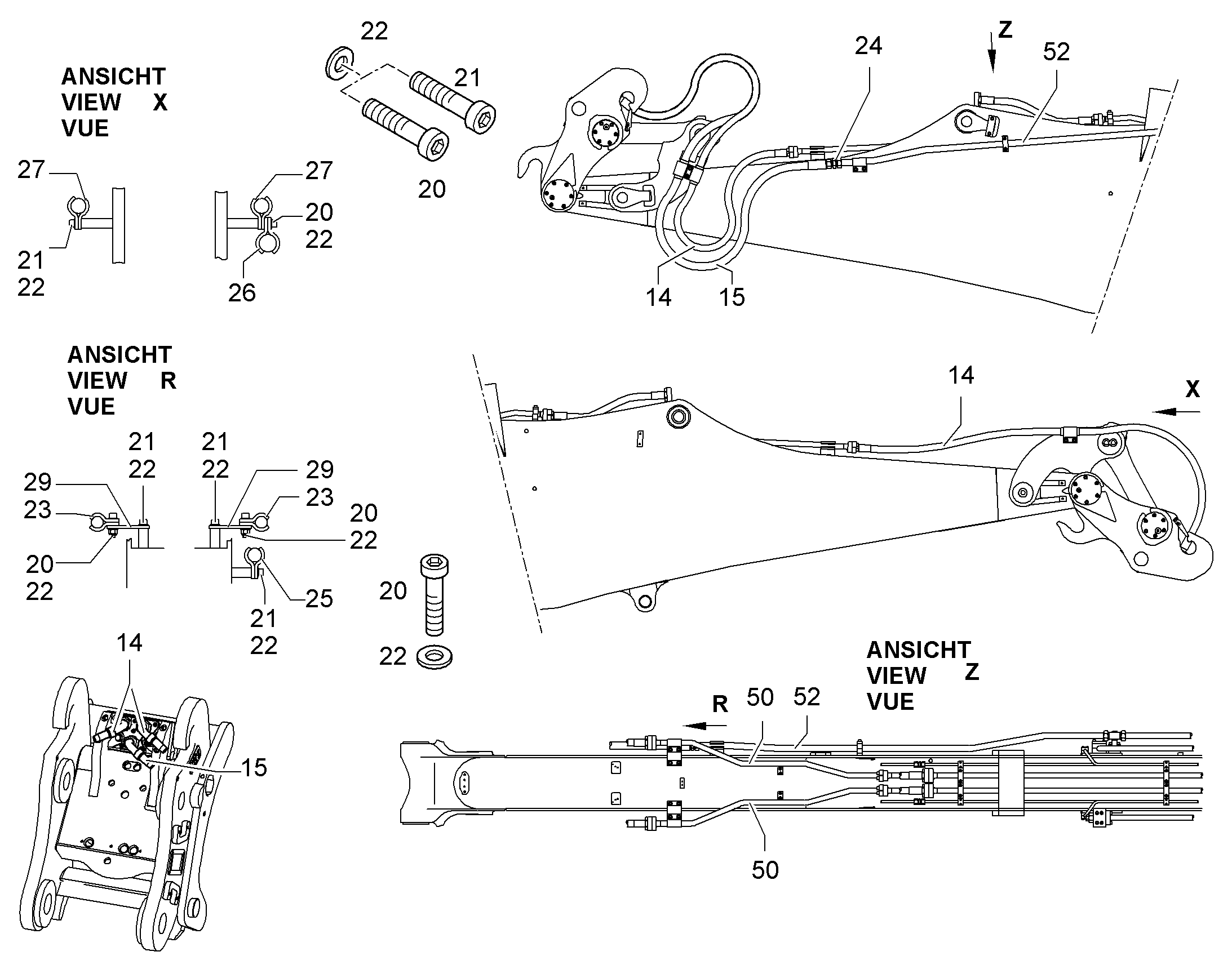 ЭЛЕМЕНТЫ УСИЛИВАЮЩИЕ СОЕД. 9368119 LIEBHERR