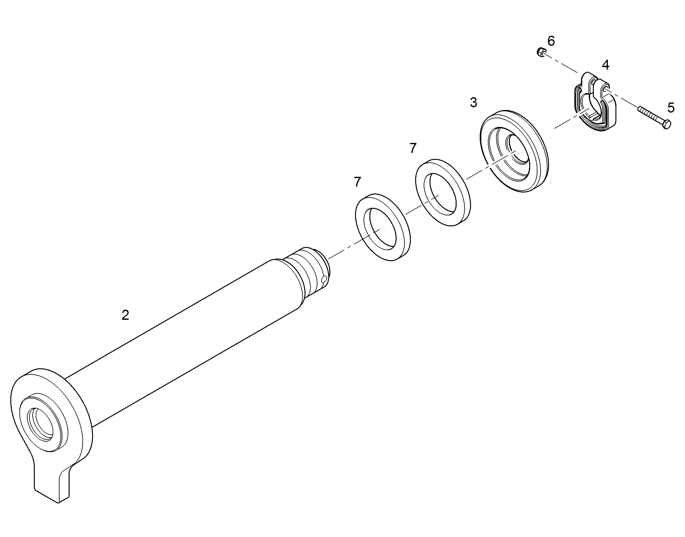 БОЛТ 120X756X637 10060974 LIEBHERR