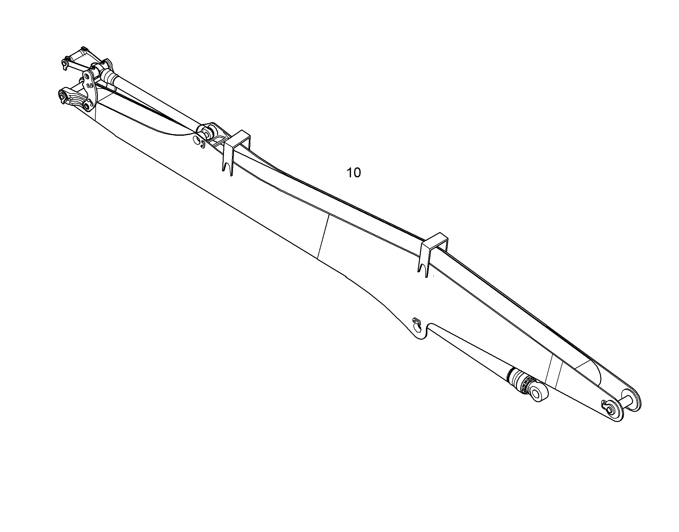СТЕРЖЕНЬ ДЛЯ СНОСА 13,50M 10055003 LIEBHERR