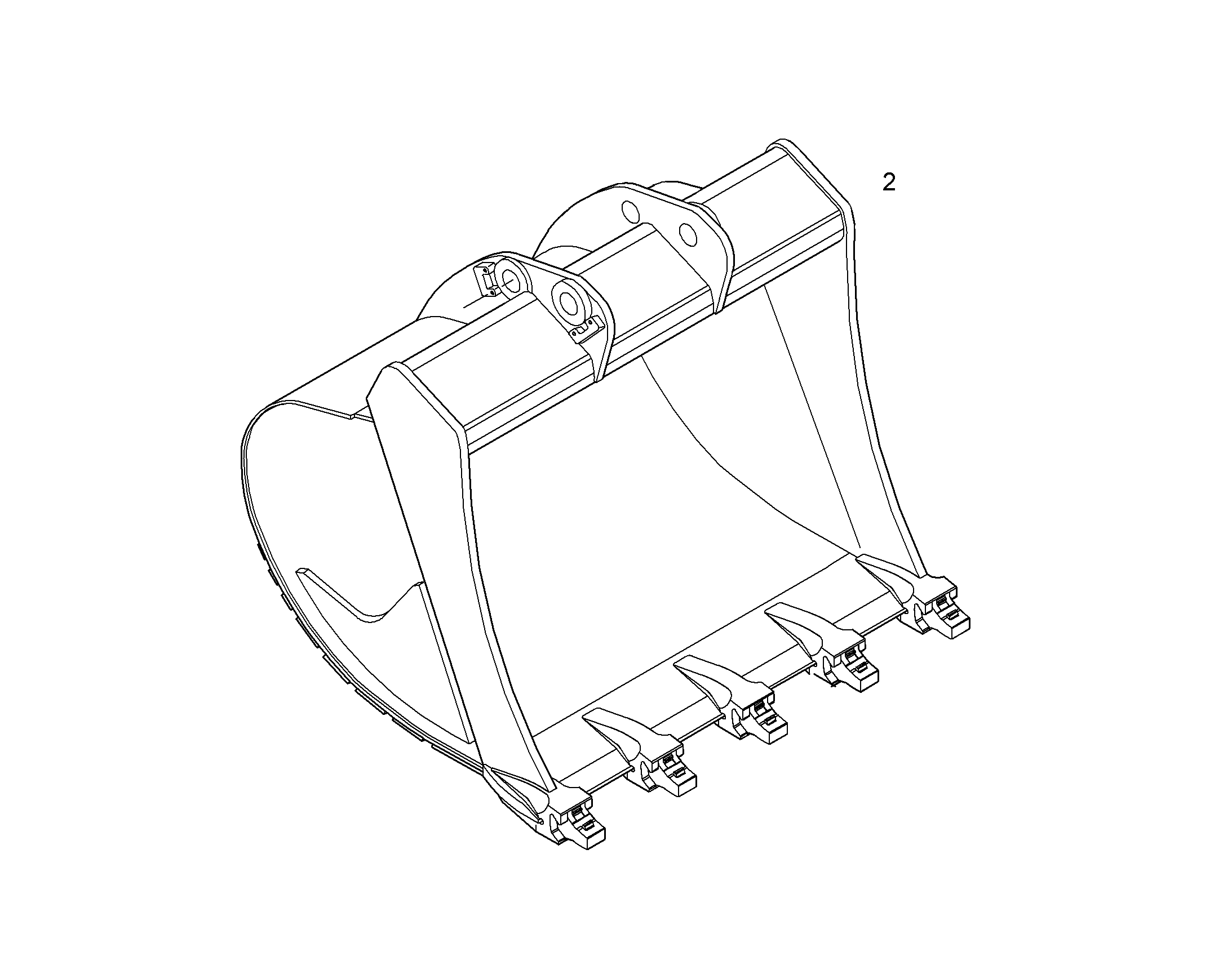 ЛОПАТА ОБРАТНАЯ HDL 10047195 LIEBHERR