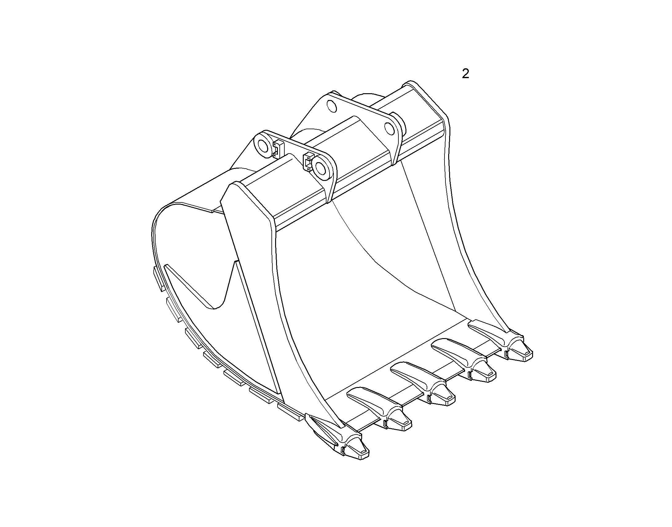 ЛОПАТА ОБРАТНАЯ HDL 10057387 LIEBHERR
