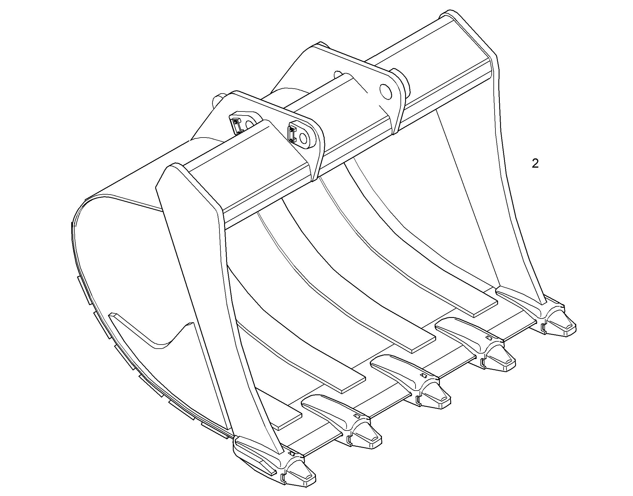 ЛОПАТА ОБРАТНАЯ HDL 10057384 LIEBHERR