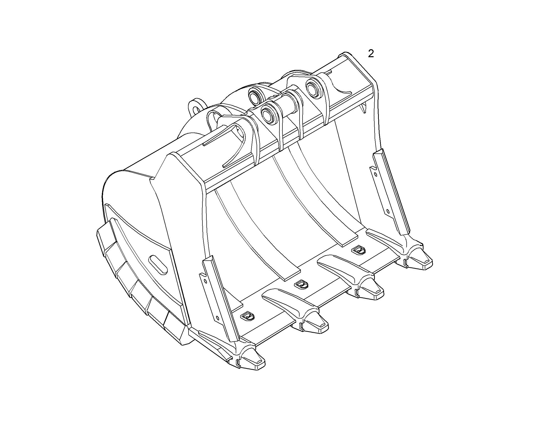 ЛОПАТА ОБРАТНАЯ HDV-L 10054187 LIEBHERR