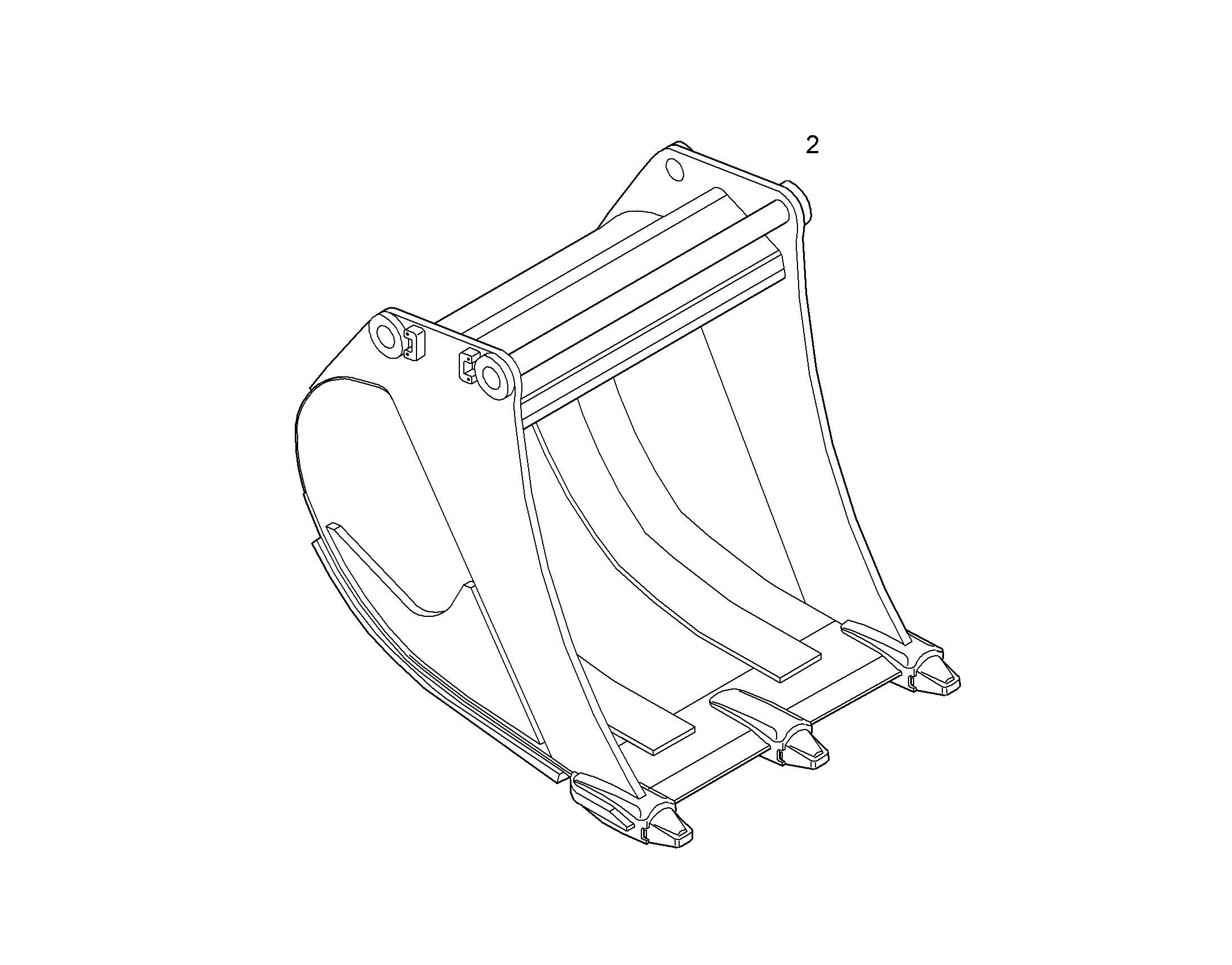 ЛОПАТА ОБРАТНАЯ HDL 10053743 LIEBHERR
