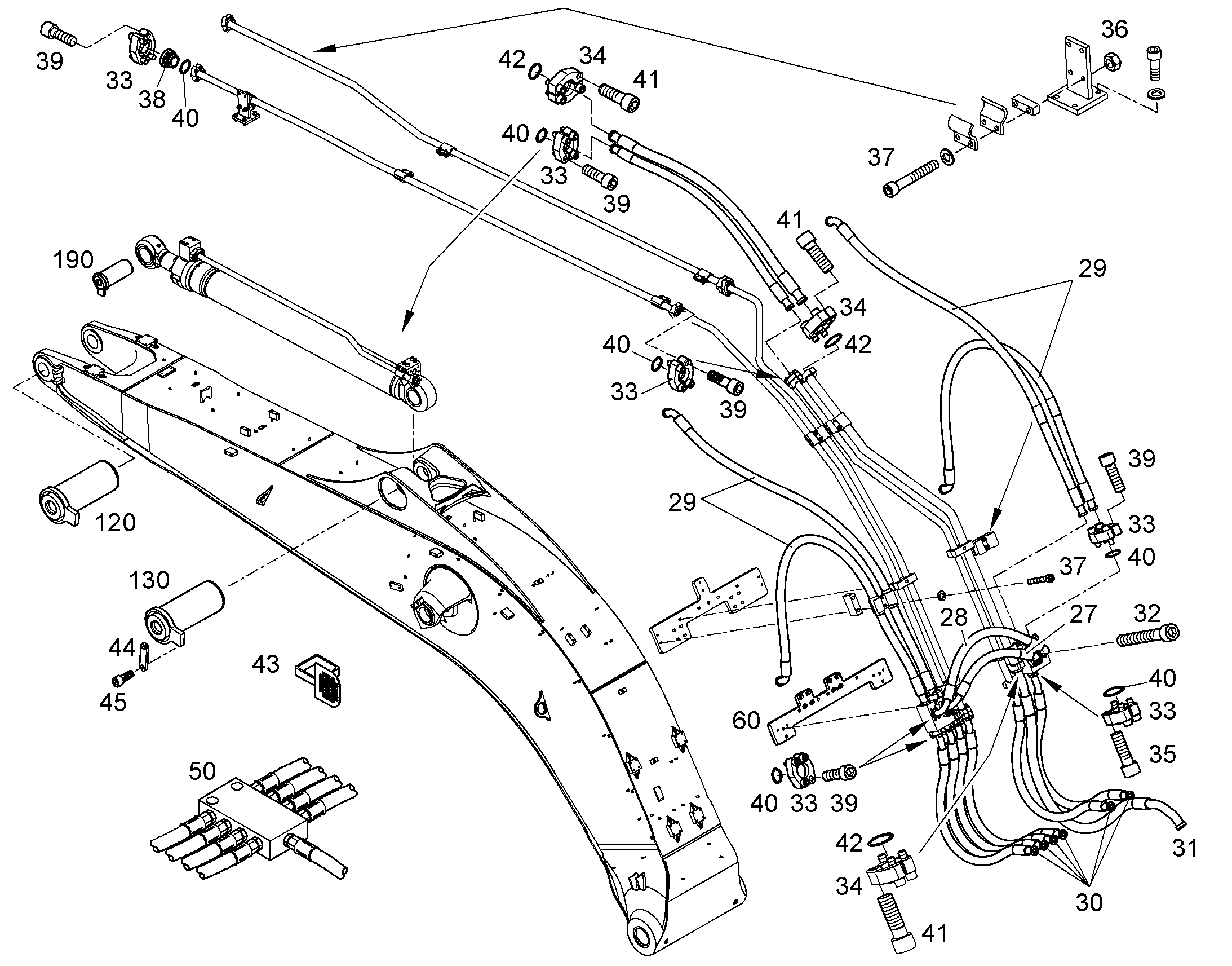 ШЛАНГ 32X1600 10046968 LIEBHERR
