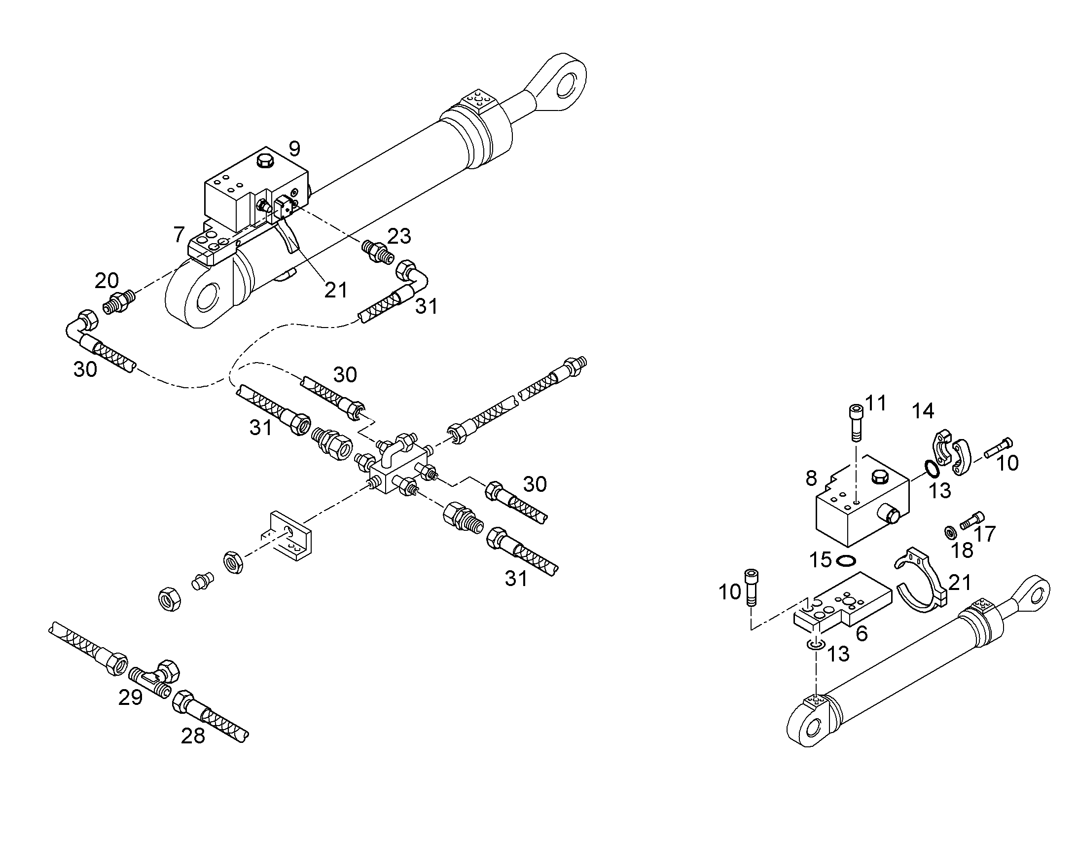 ШЛАНГ 10X2300 10278712 LIEBHERR