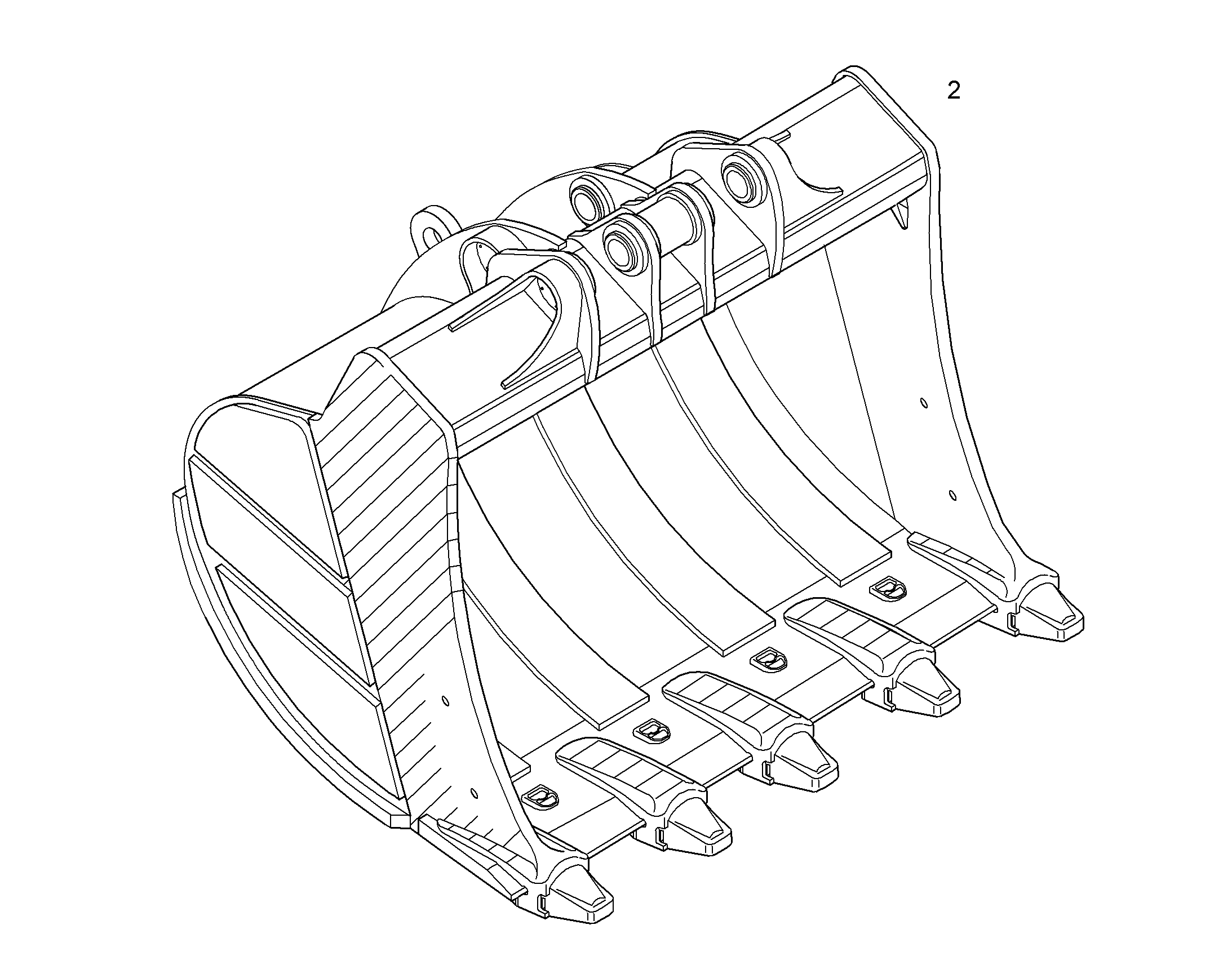 ЛОПАТА ОБРАТНАЯ HDV 10055248 LIEBHERR