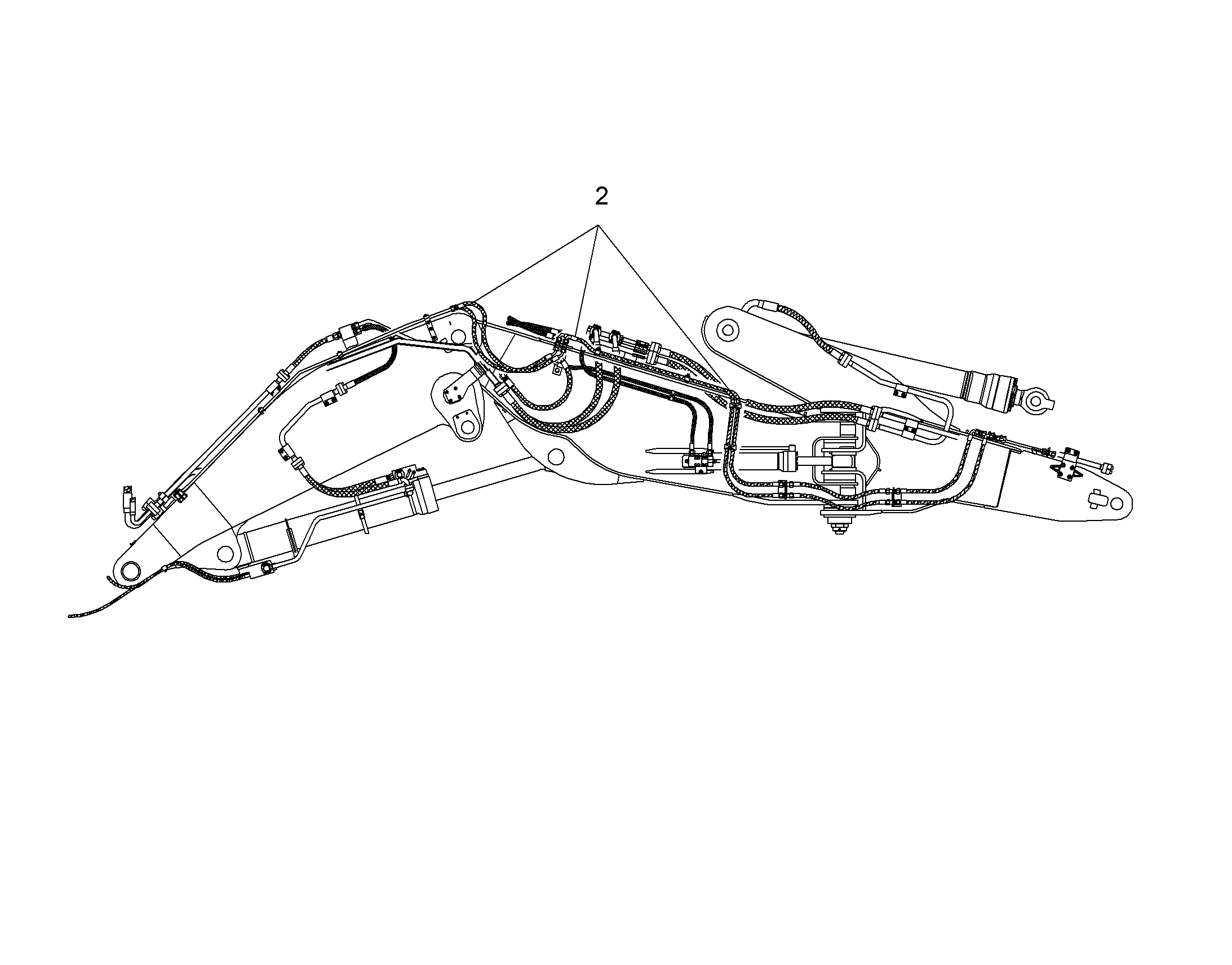 ПРОВОДКА ПРИВОД МЕХ. ПОВОРОТА 9927603 LIEBHERR
