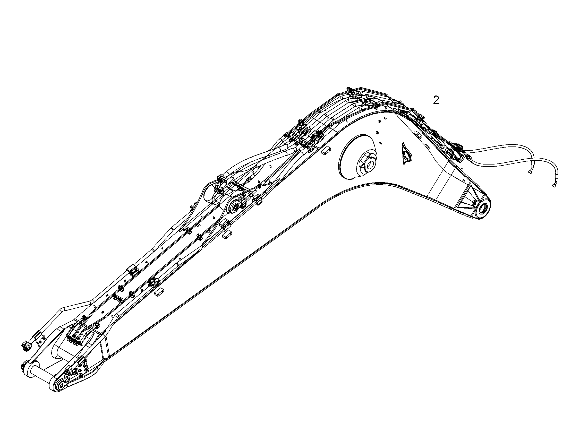 ПРОВОДКА ПРИВОД МЕХ. ПОВОРОТА 9946252 LIEBHERR