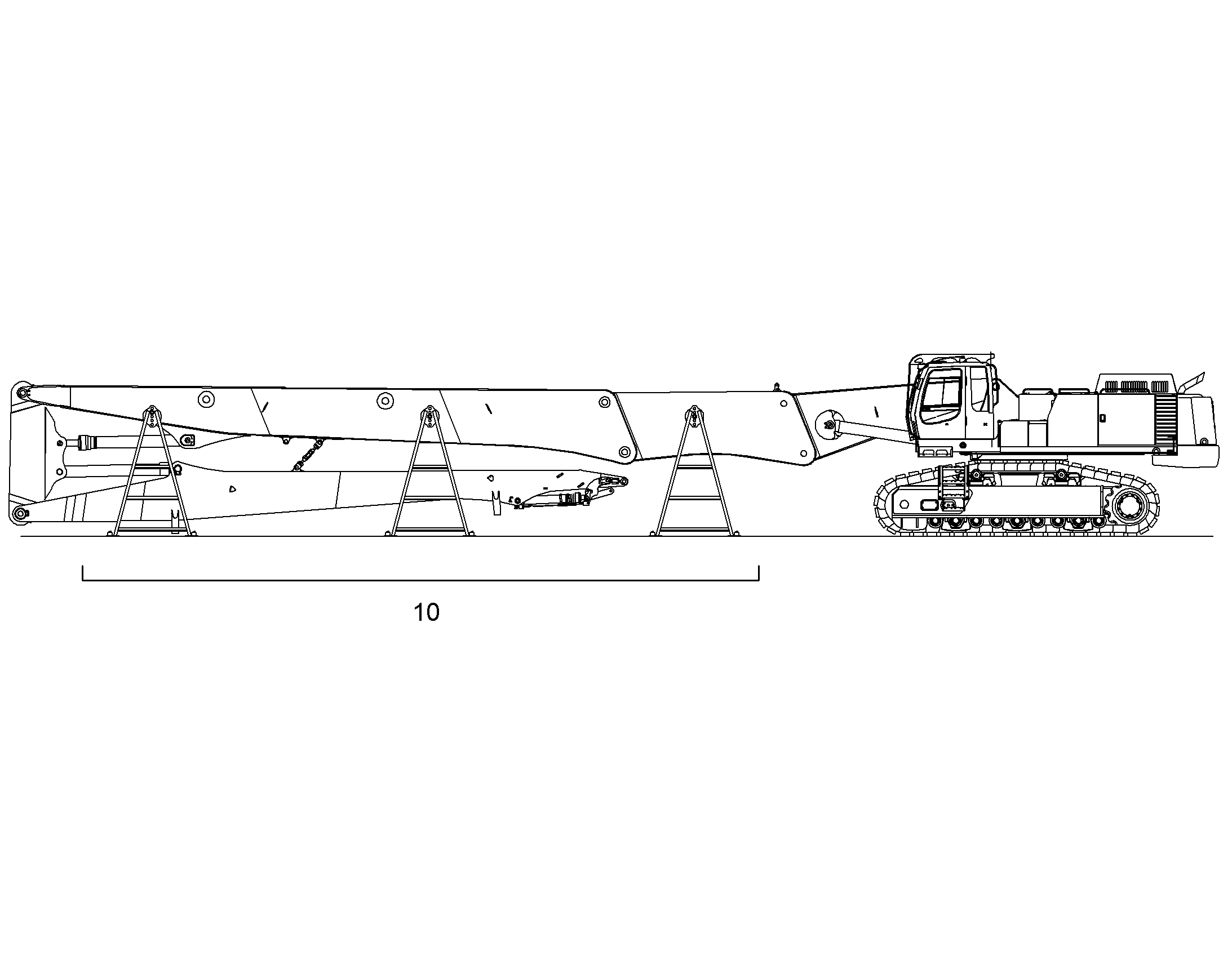 ОПОРА ОБОРУДОВАНИЯ ДЛЯ СНОСА. 10057992 LIEBHERR
