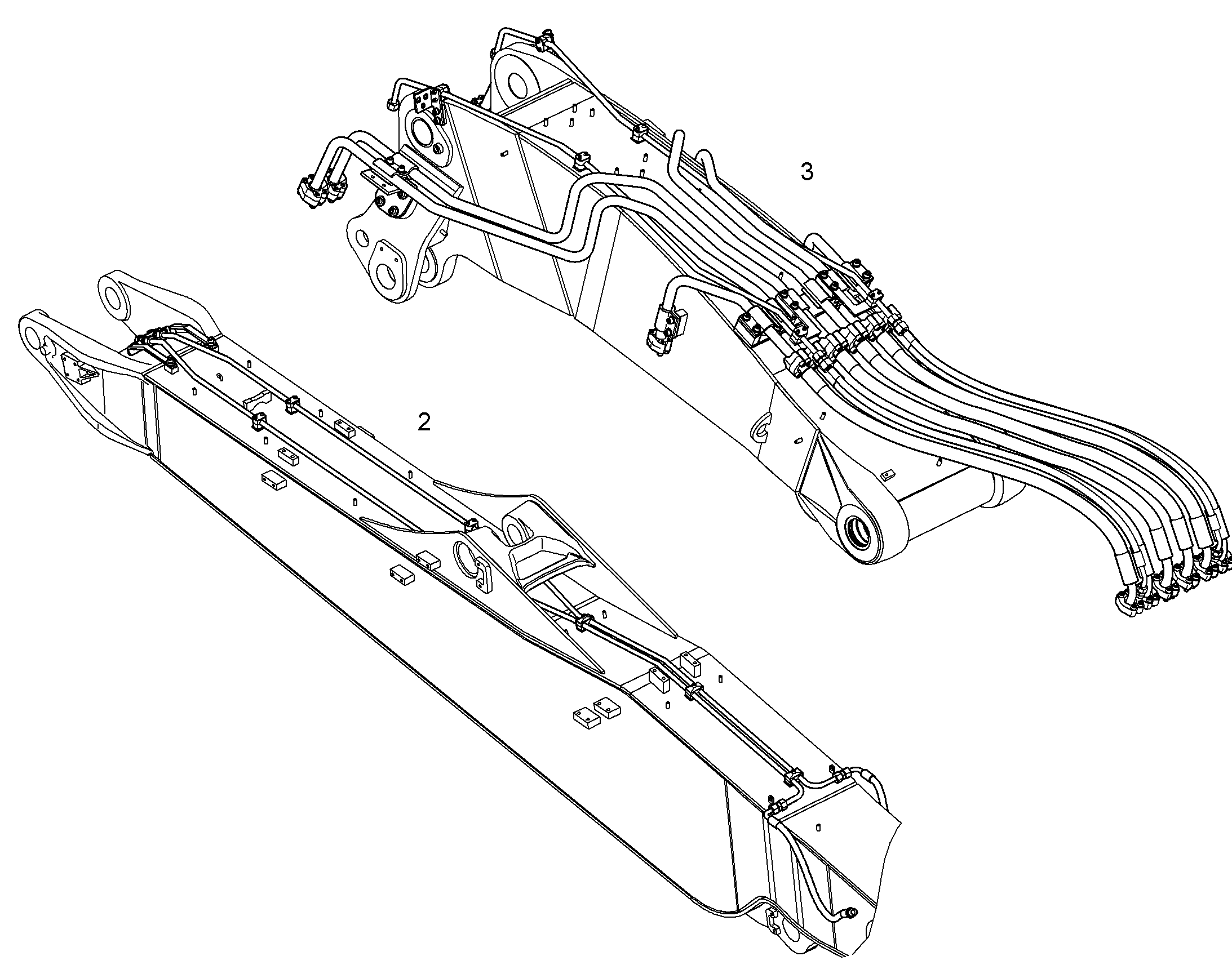 ПРОВОДКА ПРИВОД МЕХ. ПОВОРОТА 10052592 LIEBHERR