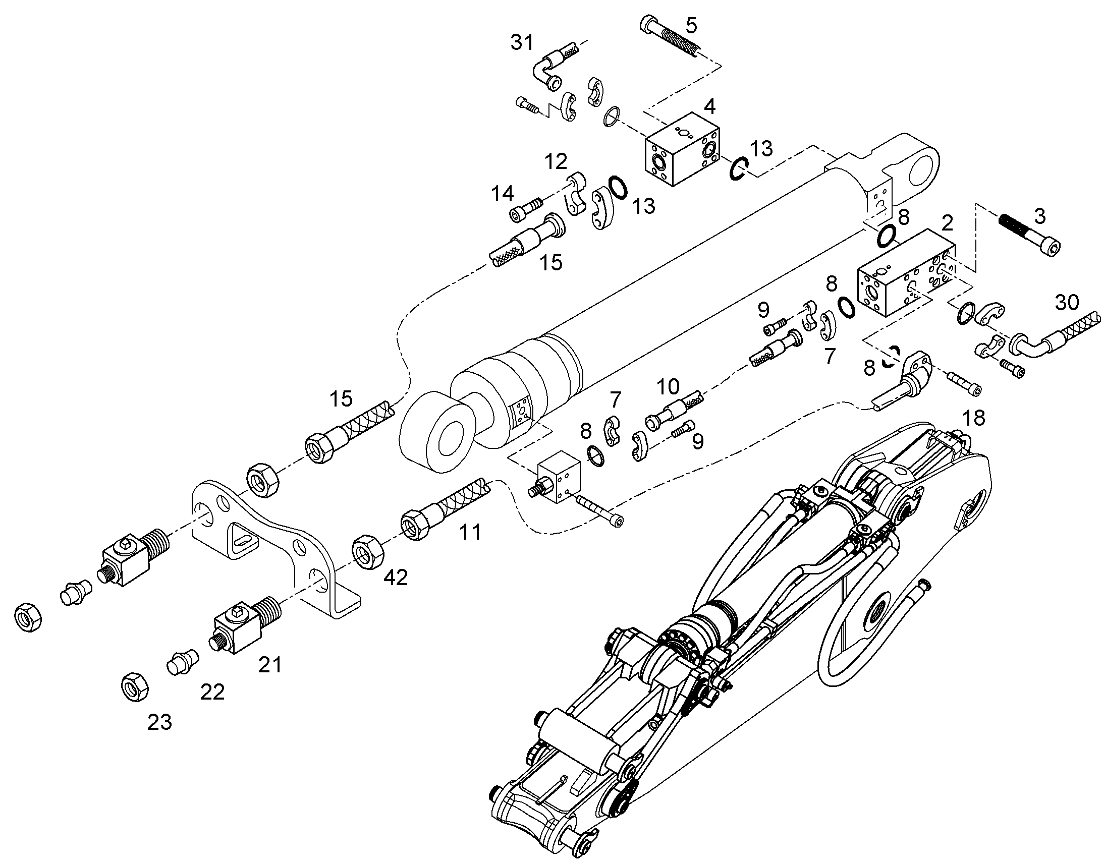 КРАН ЗАПОРНЫЙ ШАРОВОЙ 7002375 LIEBHERR