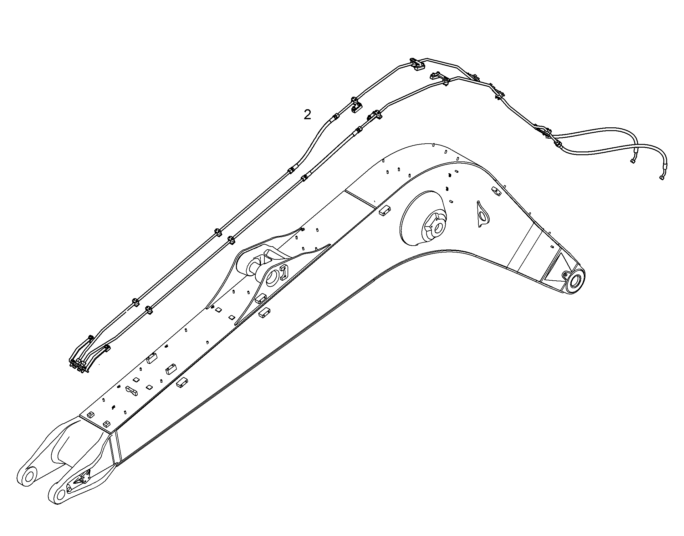 ПРОВОДКА ПРИВОД МЕХ. ПОВОРОТА 9946649 LIEBHERR