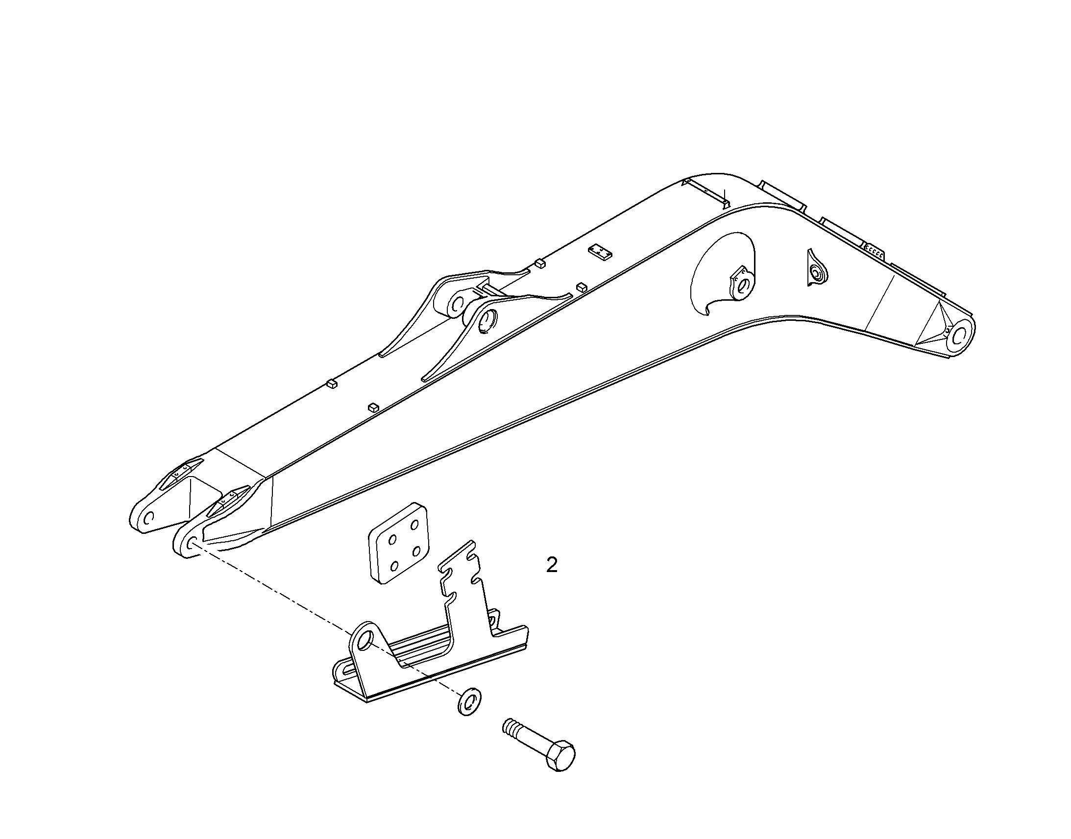 ОТКЛЮЧЕНИЕ ЦИЛИНДРА РУКОЯТИ 10055073 LIEBHERR