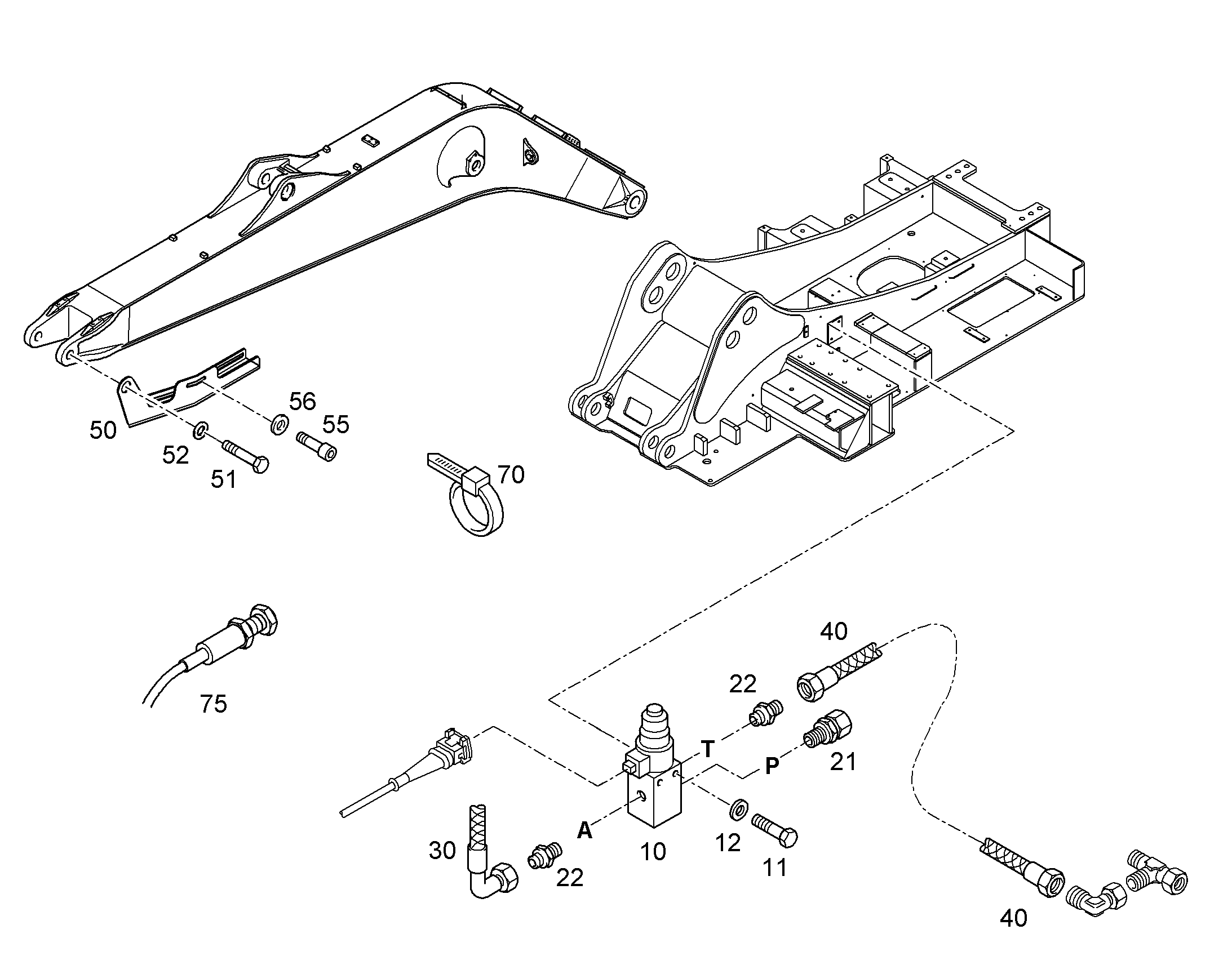 ОПОРА 10054767 LIEBHERR