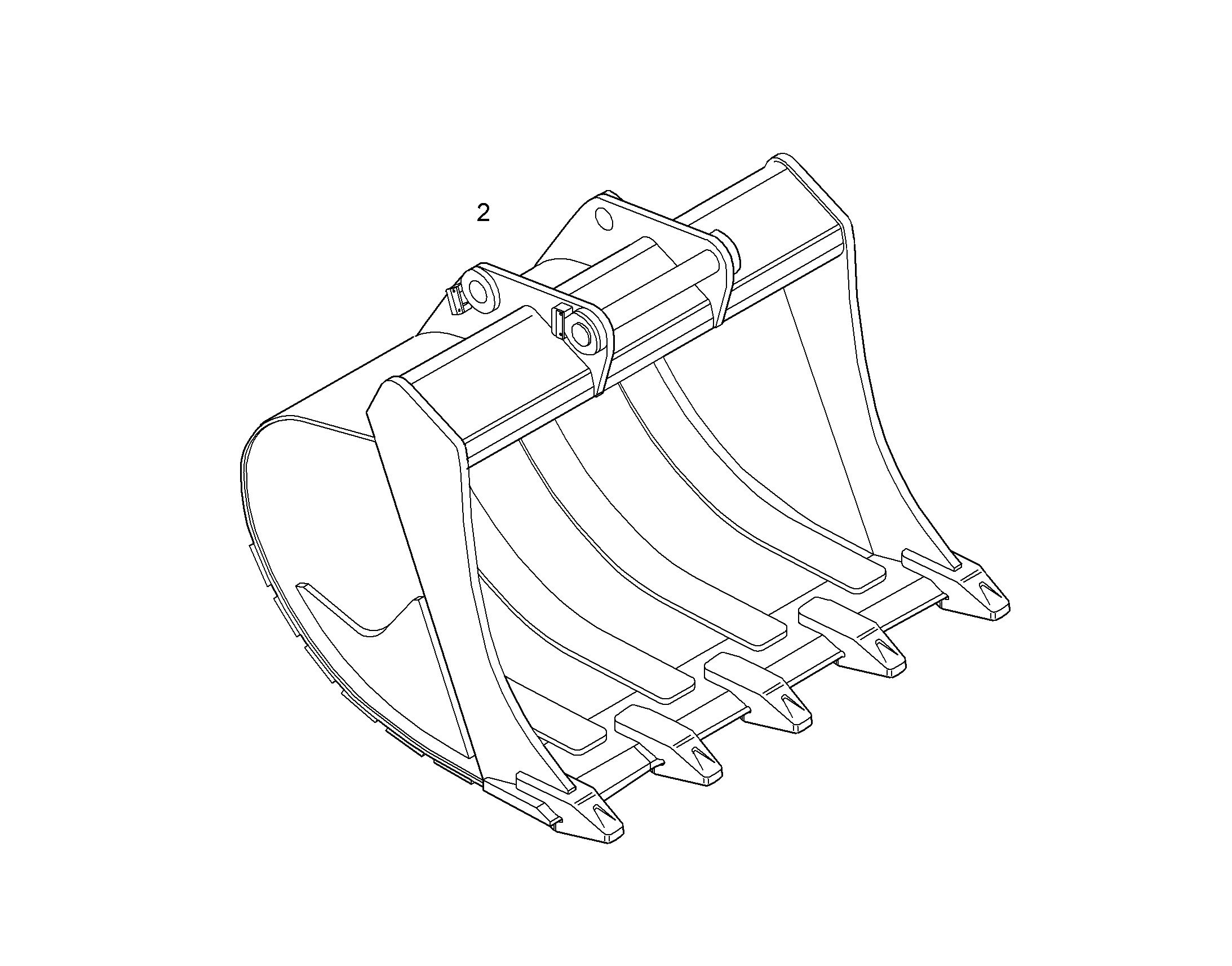 ЛОПАТА ОБРАТНАЯ HDL 10055834 LIEBHERR