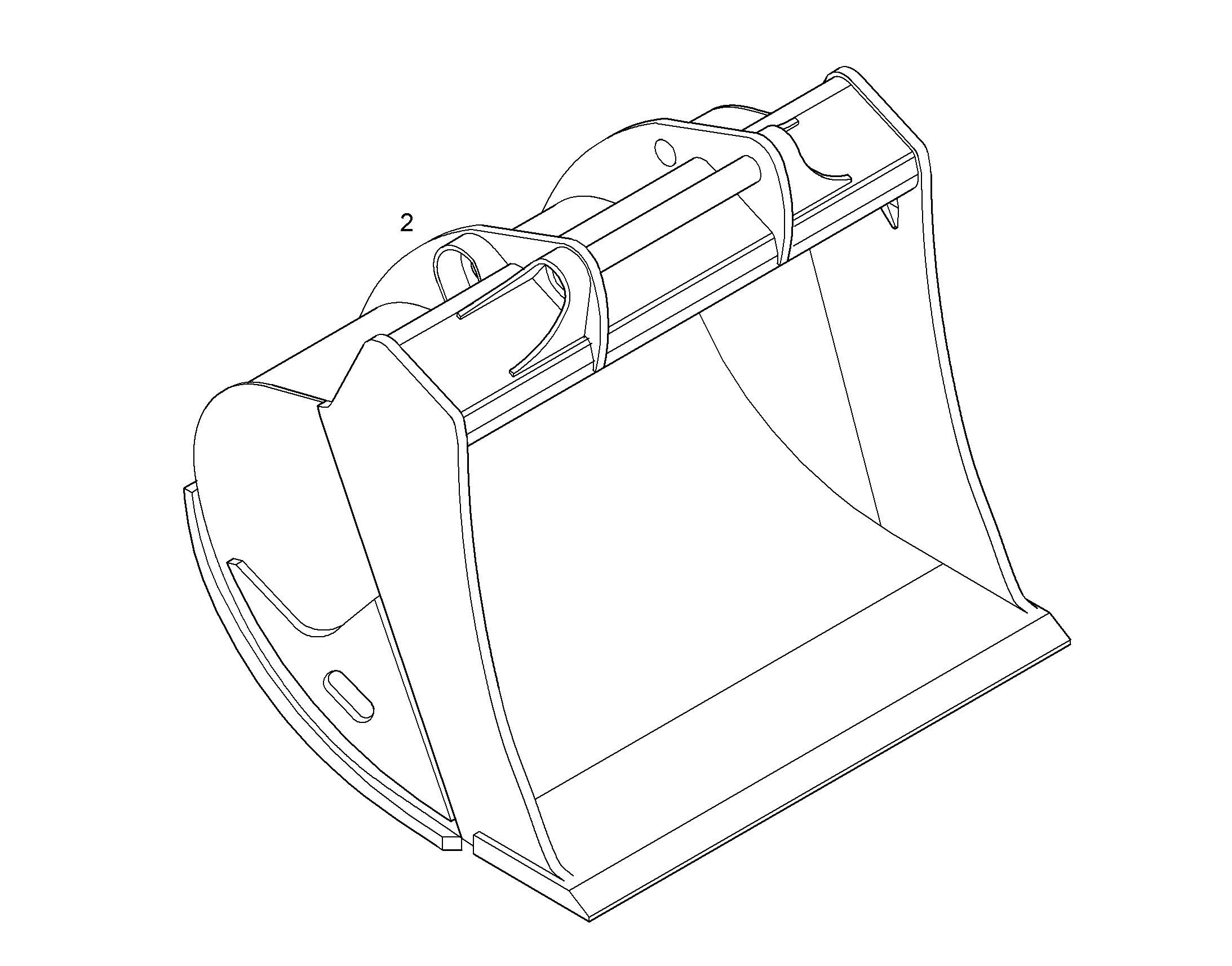 ЛОПАТА ОБРАТНАЯ HDL 10056221 LIEBHERR