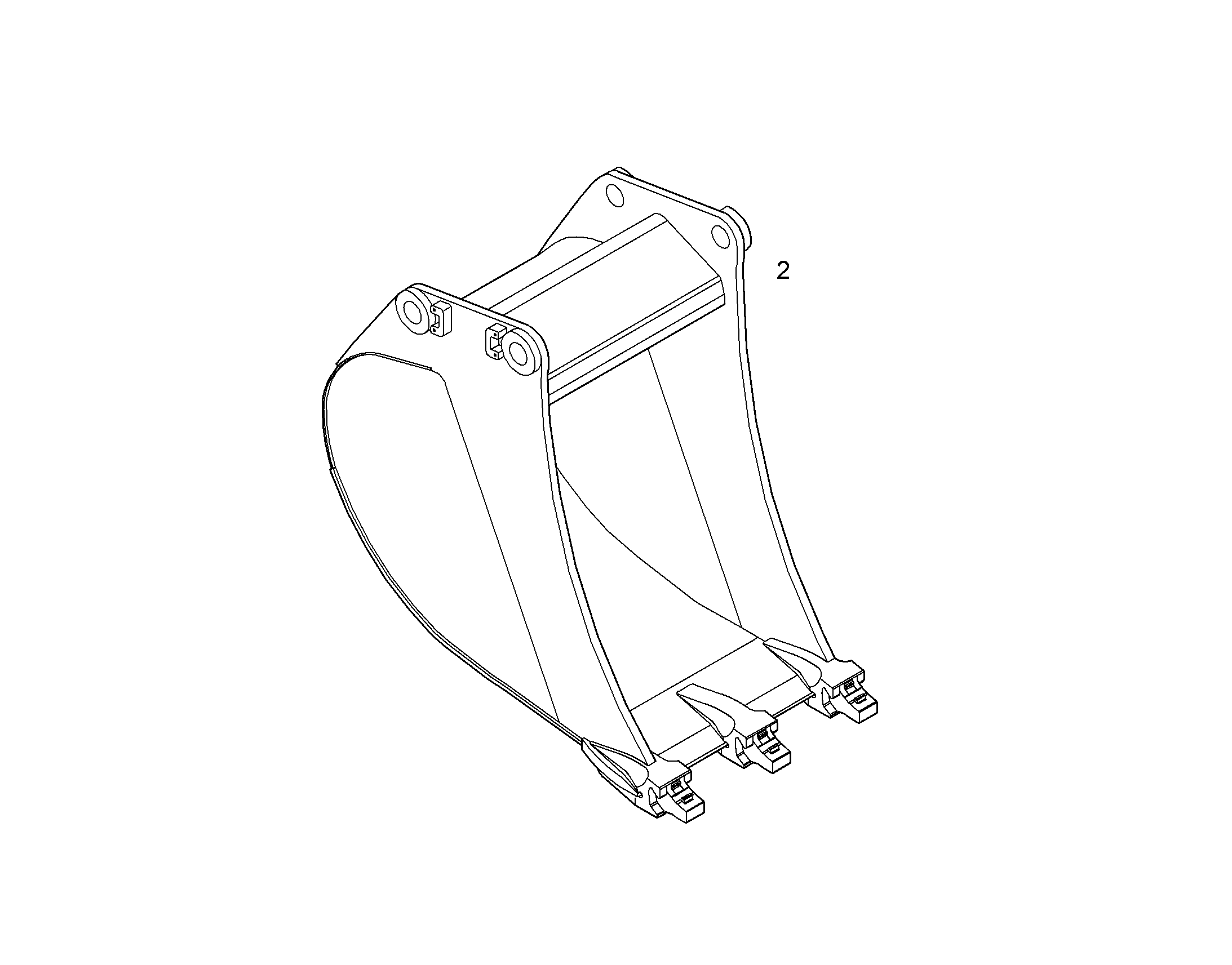 ЛОПАТА ОБРАТНАЯ ST.L 10056753 LIEBHERR