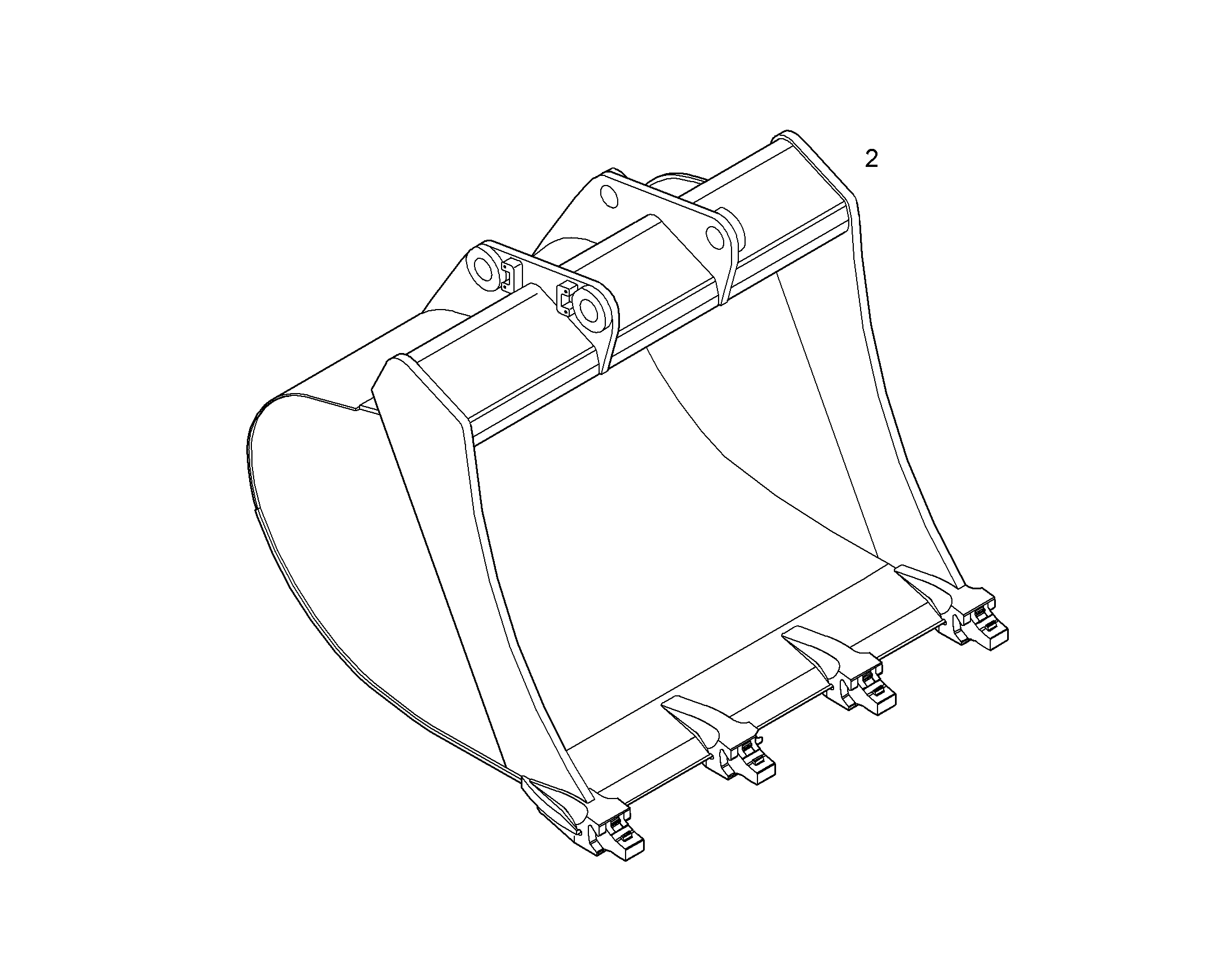 ЛОПАТА ОБРАТНАЯ ST.L 10056763 LIEBHERR