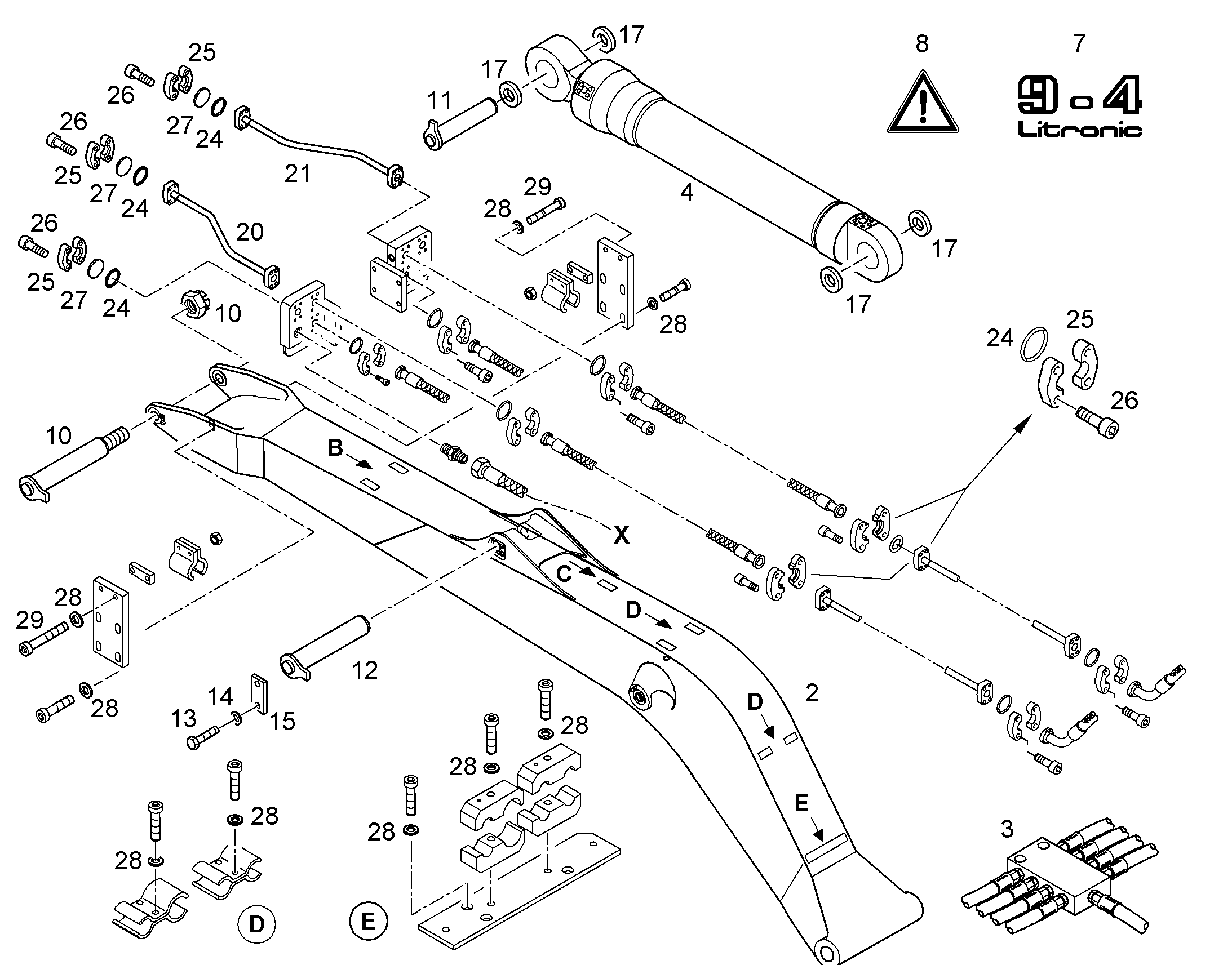 СИСТЕМА СМАЗКИ 10056318 LIEBHERR