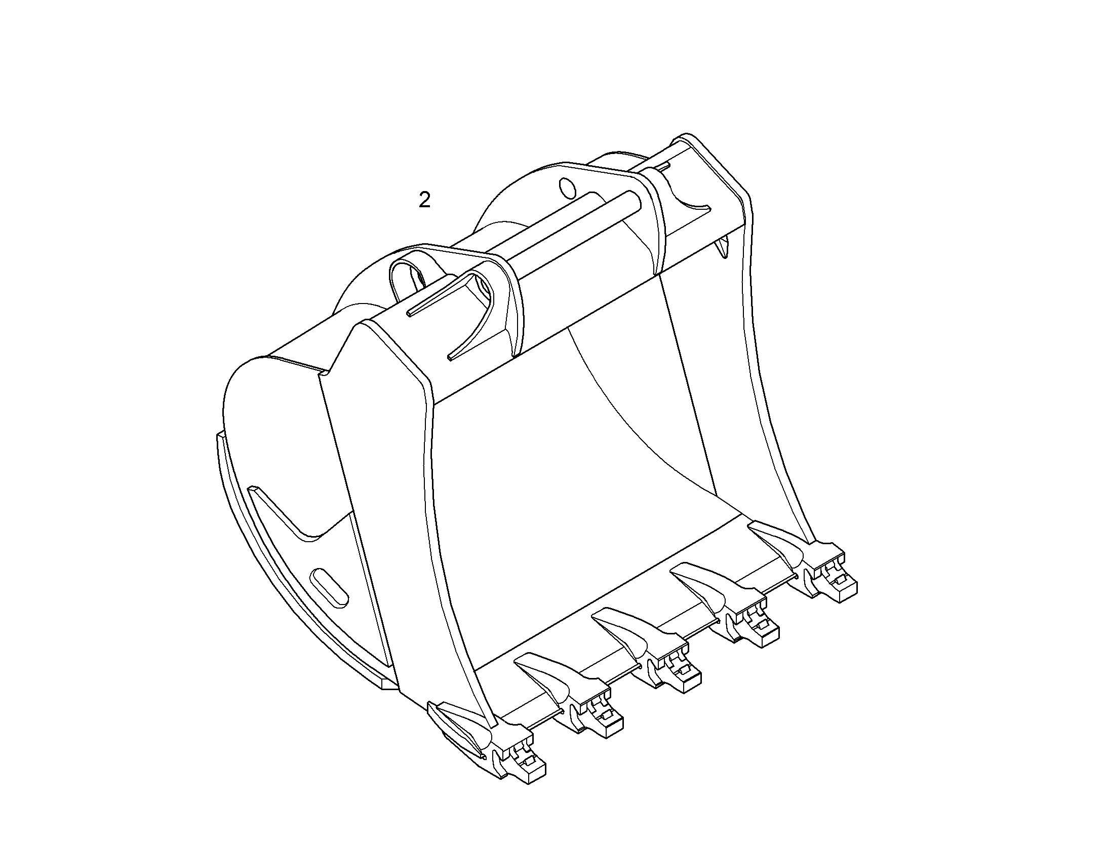 ЛОПАТА ОБРАТНАЯ HD 10058484 LIEBHERR