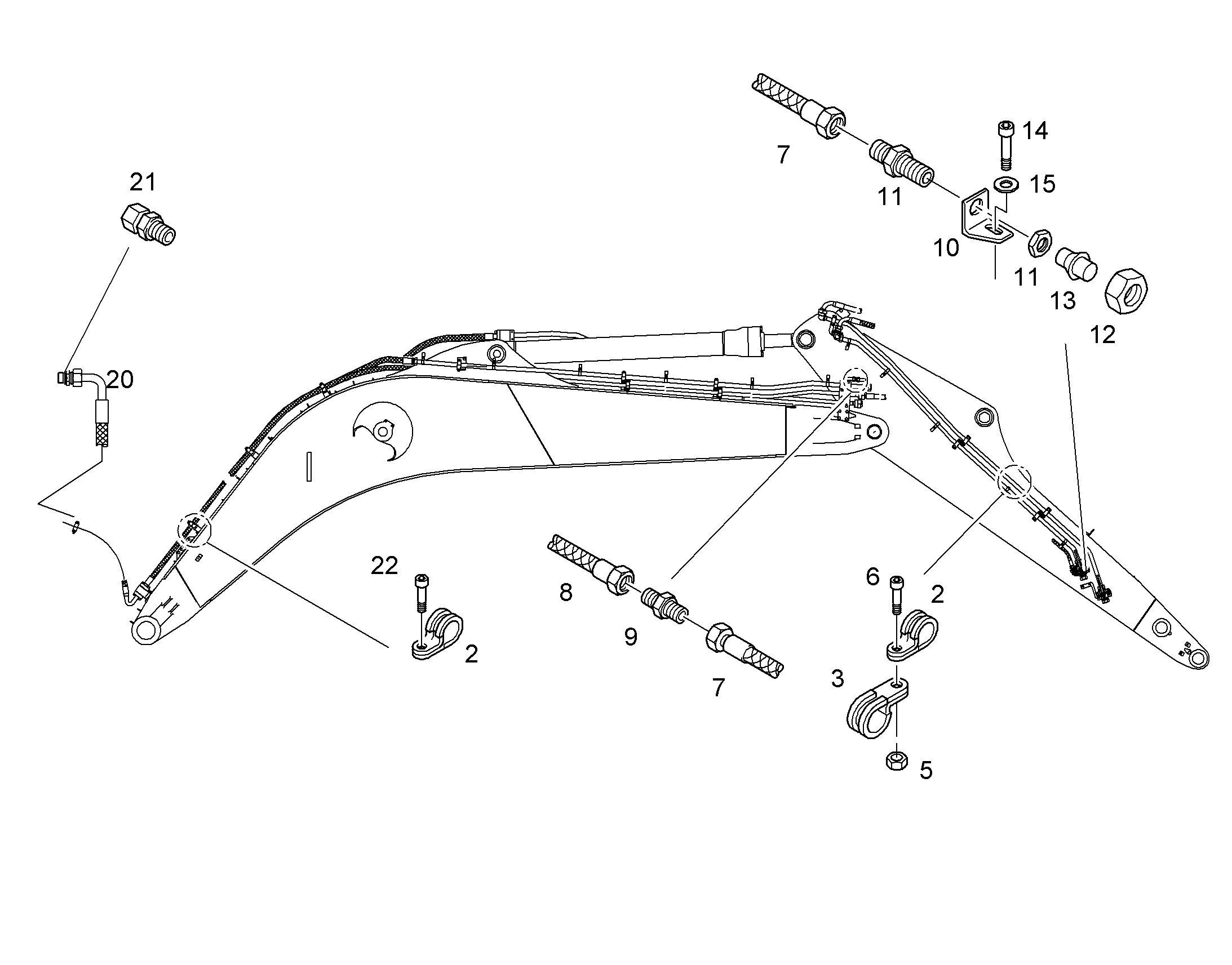 ШЛАНГ 16X3500 10038357 LIEBHERR