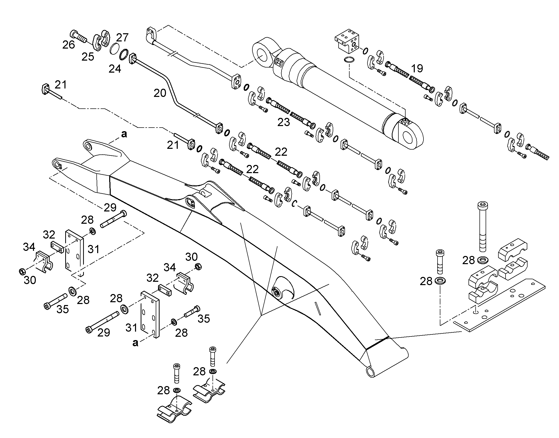 ПРОВОДКА МОНТАЖ AHS 10056603 LIEBHERR