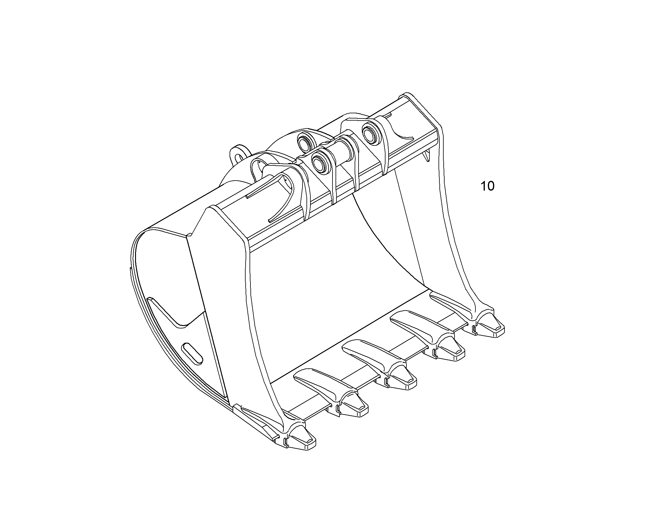 ЛОПАТА ОБРАТНАЯ HDL 10060171 LIEBHERR