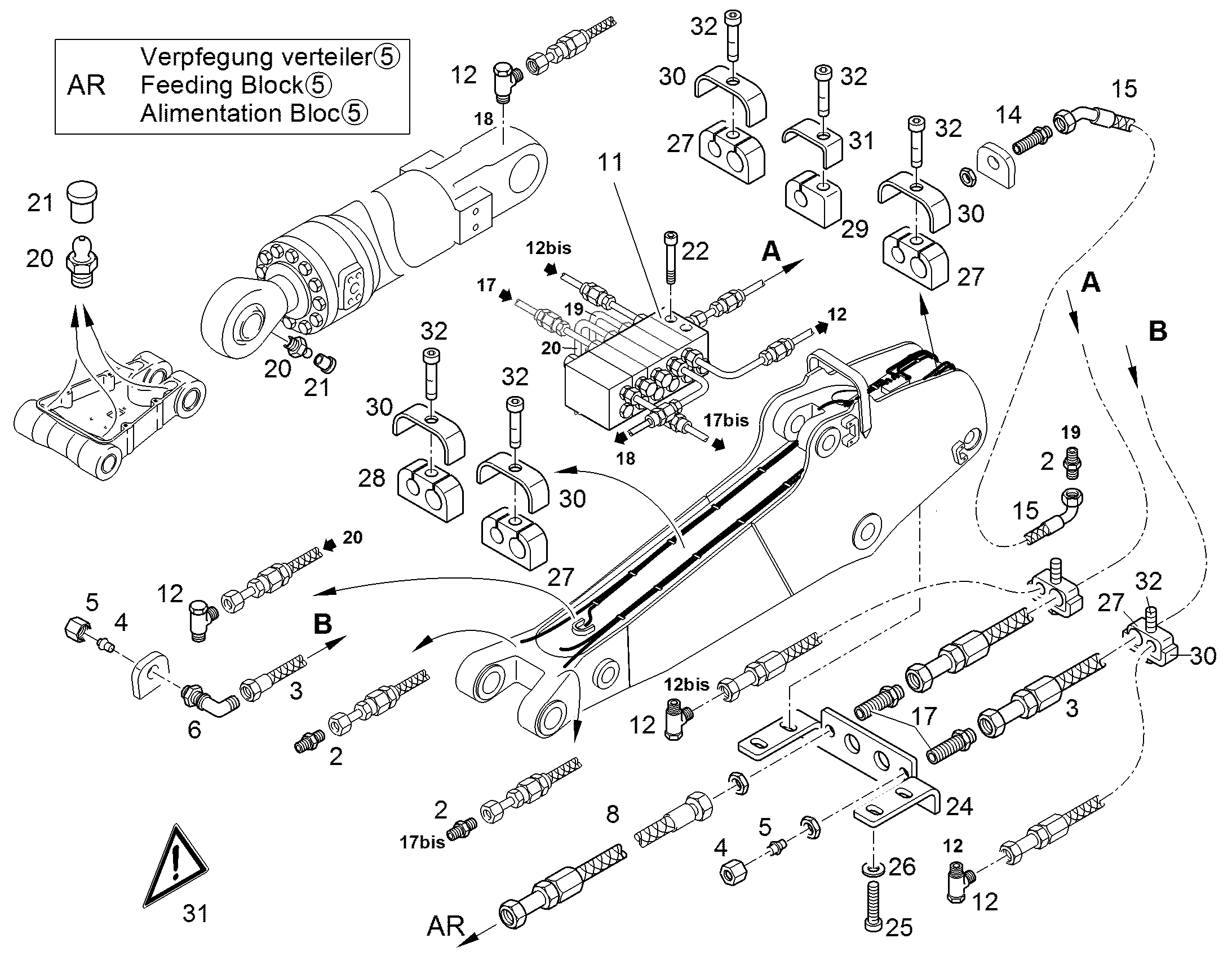 ШЛАНГ 6,3X4700 11213471 LIEBHERR