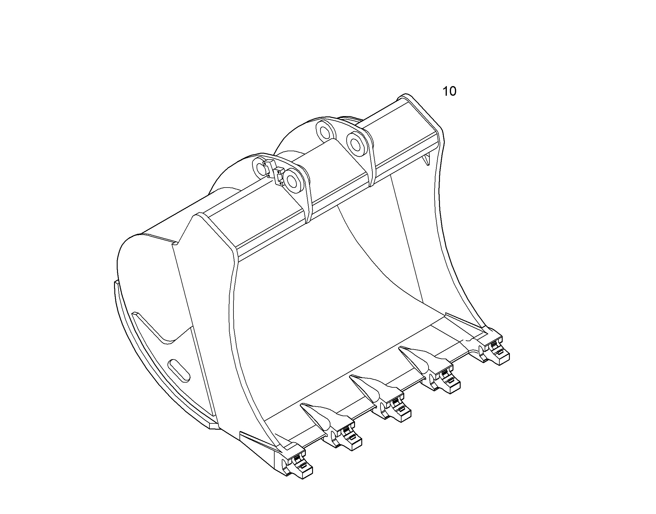 ЛОПАТА ОБРАТНАЯ HDL 10062910 LIEBHERR